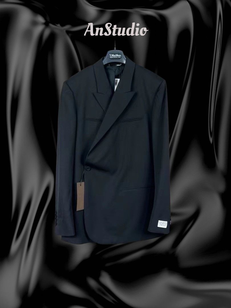 Dior × Travis Scott Dior x Travis Scott Black Double Breasted Jacket Size US M / EU 48-50 / 2 - 1 Thumbnail
