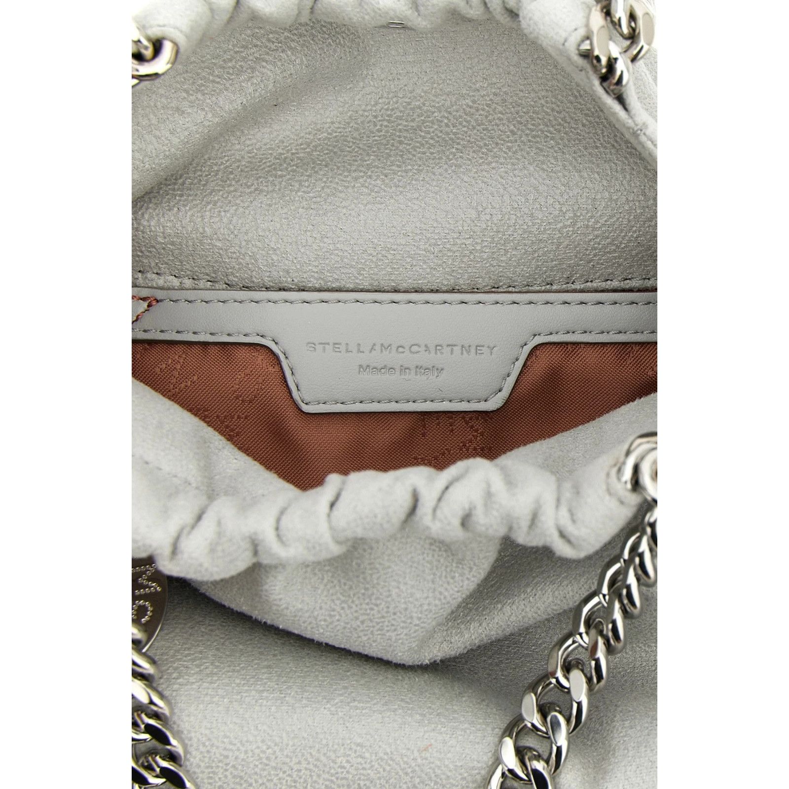 Stella McCartney Stella McCartney Falabella White Mini Drawstring Handbag New Size ONE SIZE - 4 Thumbnail