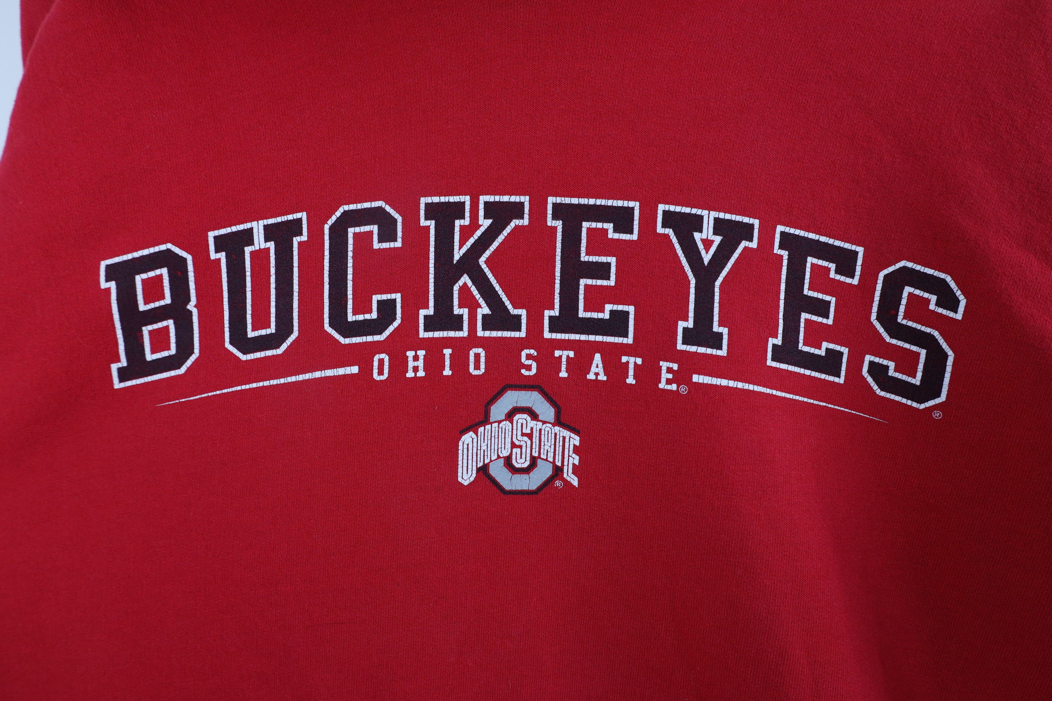 Vintage Vintage 90s Out Ohio State University Hoodie Sweatshirt Size US L / EU 52-54 / 3 - 4 Thumbnail