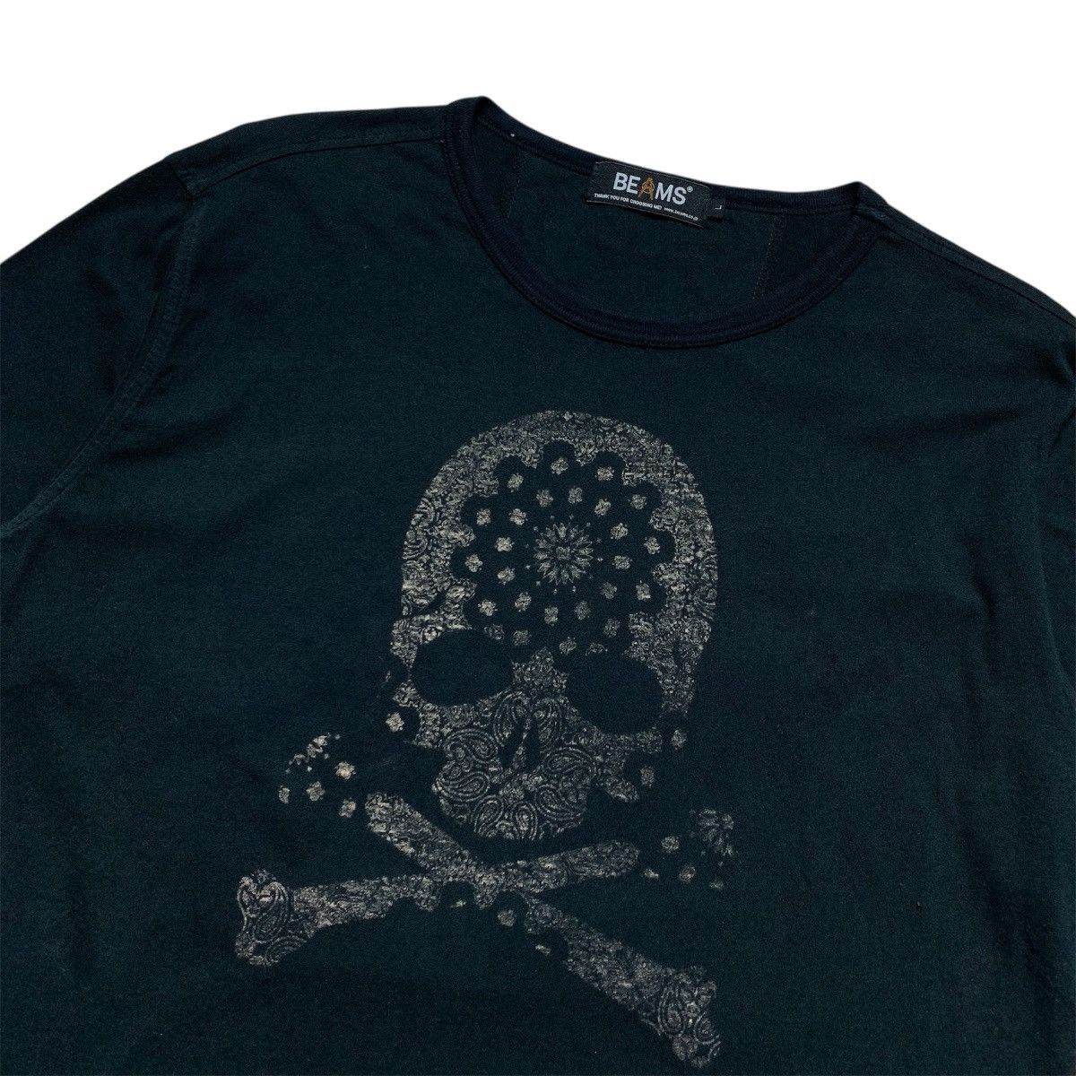Beams Japan Beams Cross Skull Mexicana Japanese Brand Size US L / EU 52-54 / 3 - 3 Thumbnail