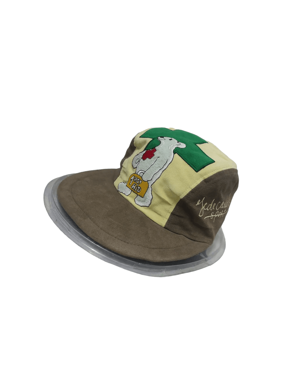 Jean Charles De Castelbajac JEAN CHARLES DE CASTELBAJAC SKI PATROL VINTAGE 5 PANEL CAP Size ONE SIZE - 1 Thumbnail