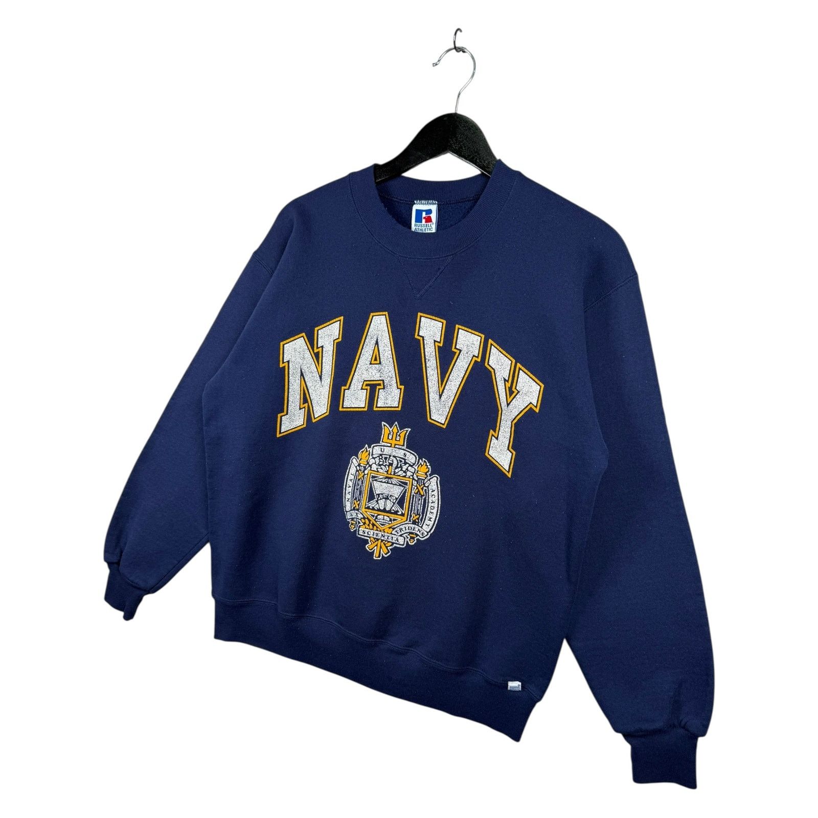 Russell Athletic Vintage US Naval Academy Navy Crewneck Large Size US L / EU 52-54 / 3 - 3 Thumbnail