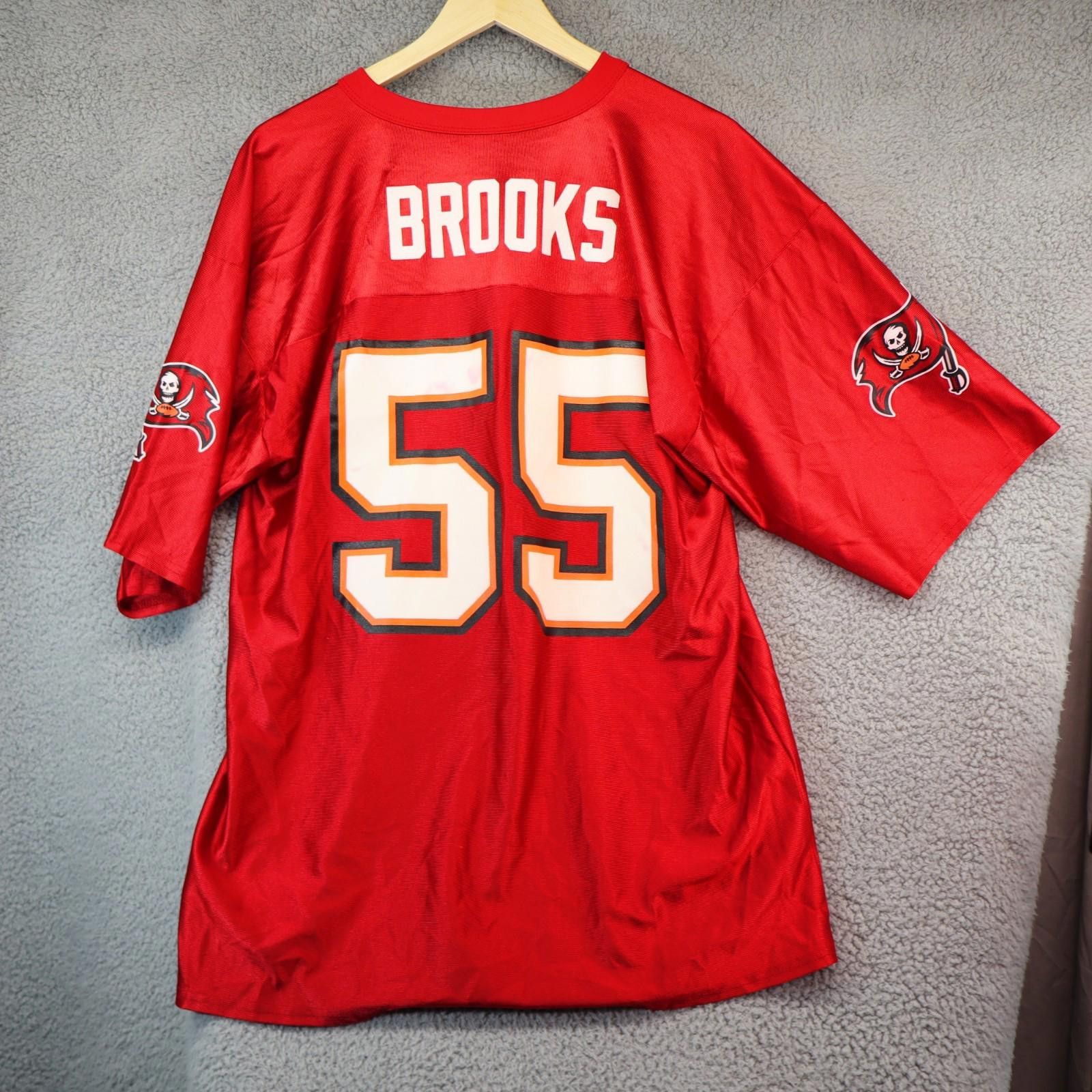 NFL Bucs Jersey #55 Derrick Brooks XL Tampa Bay NFL Buccaneers Size ONE SIZE - 2 Thumbnail