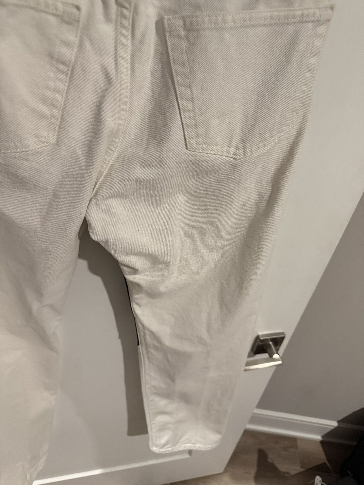 Helmut Lang Helmut Lang SS2003 Scissor Denim (White) Size US 34 / EU 50 - 8 Thumbnail