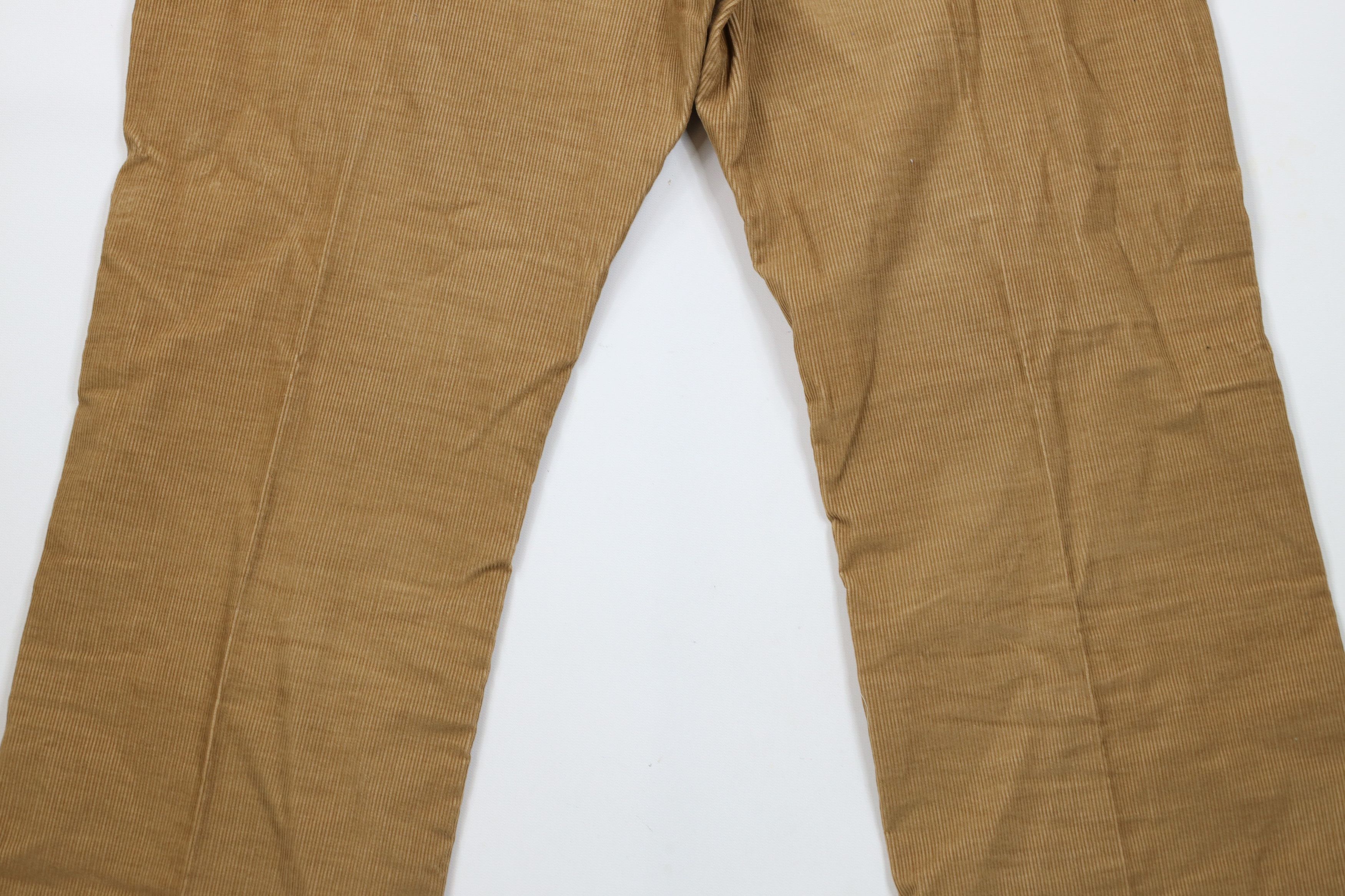 Vintage Vintage 70s Streetwear Wide Leg Corduroy Chino Pants USA Size US 38 / EU 54 - 12 Thumbnail