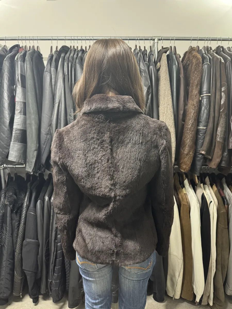 Emporio Armani AW2005 Emporio Armani Fur Brown Suit Jacket Size M / US 6-8 / IT 42-44 - 4 Thumbnail