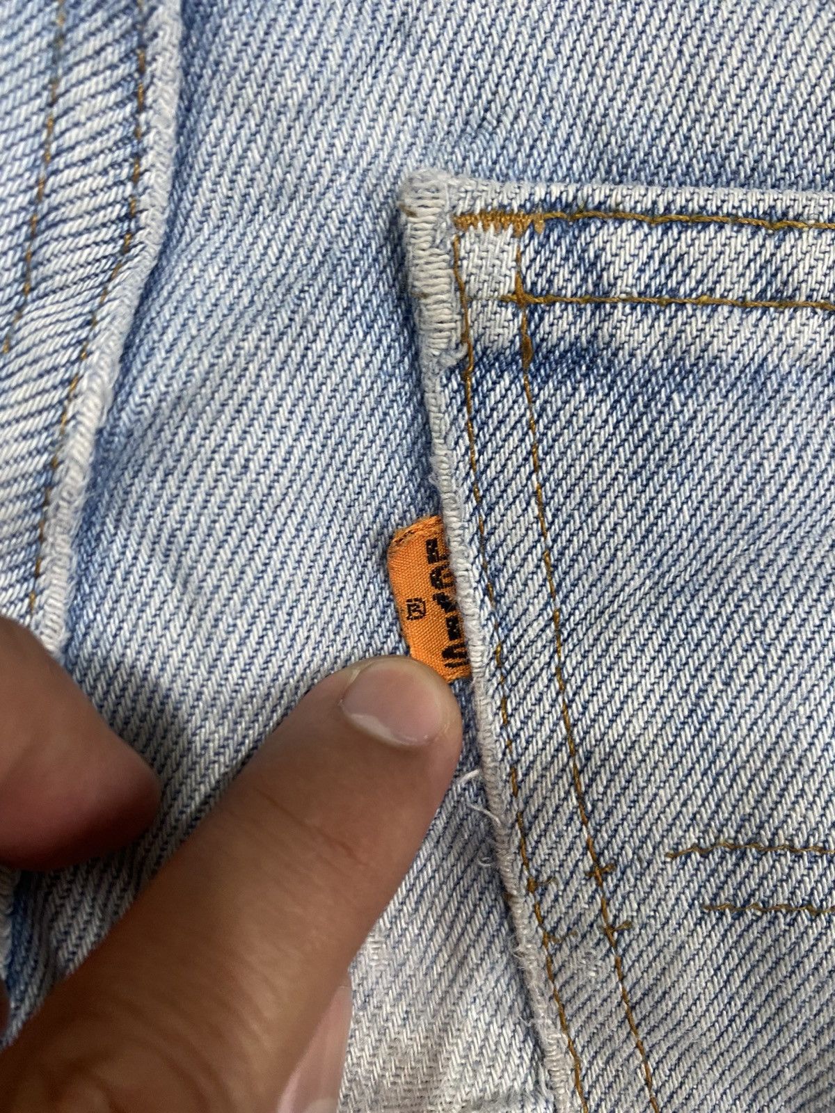 Levi's DISTRESSED VINTAGE LEVIS ORANGE TAB Size US 29 - 11 Thumbnail