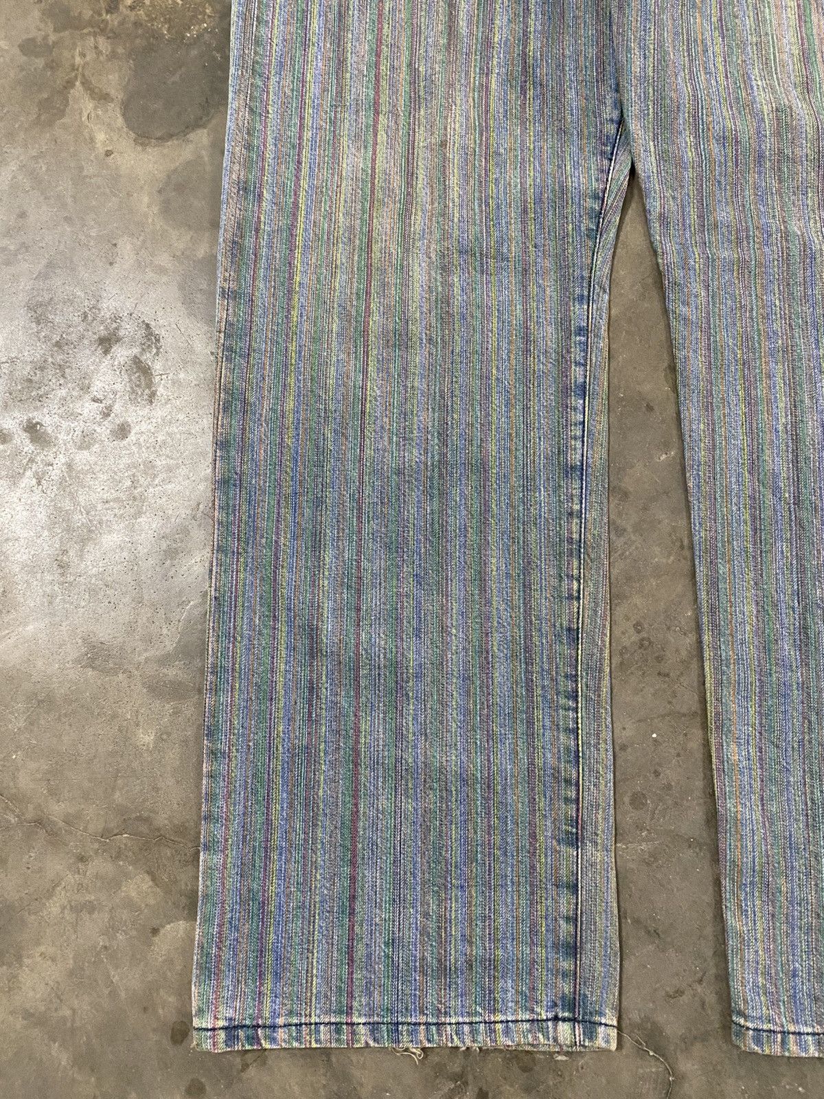 Hysteric Glamour × If Six Was Nine × Tornado Mart Baggy Jeans P01 Multicolour Jeans Thread @243 Size US 32 / EU 48 - 2 Thumbnail