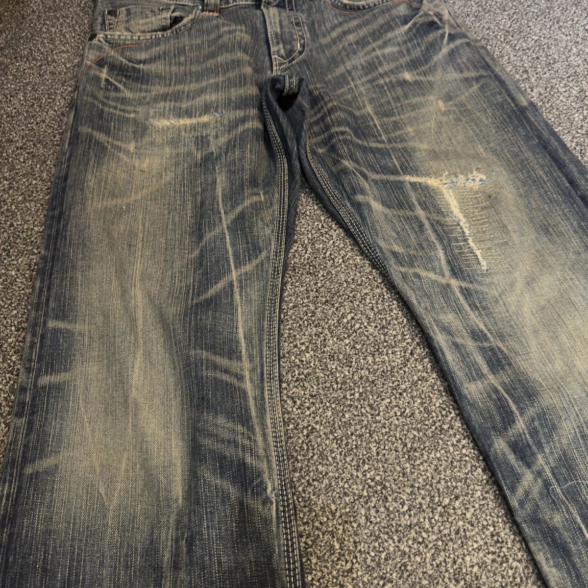If Six Was Nine 🔥🇯🇵 Japanese 90s Edwin XV Rusty Clawmark Denim Size US 34 / EU 50 - 4 Thumbnail