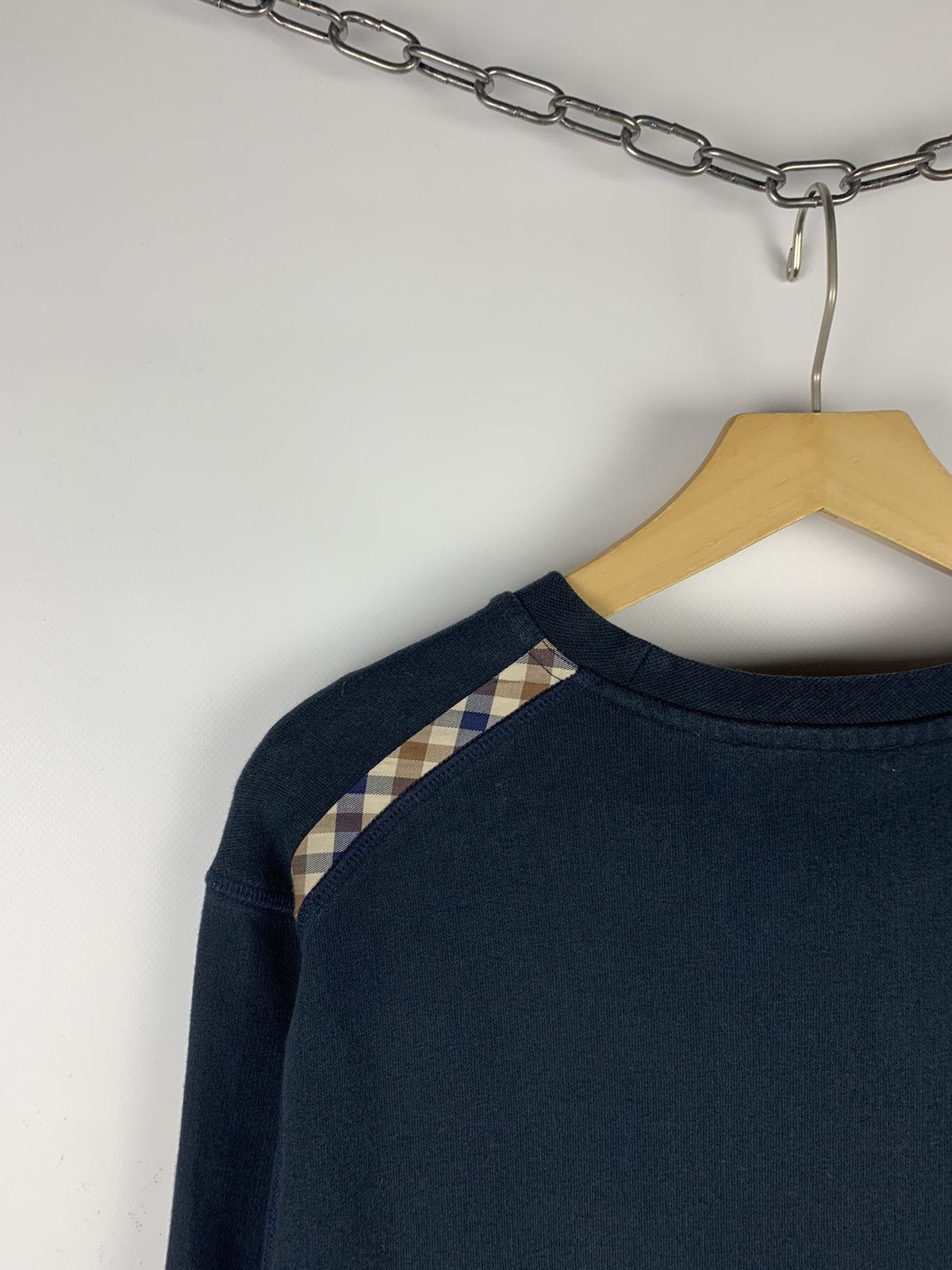 Aquascutum Aquascutum Sweatshirt Casuals Designer UK Navy Blue Size US XL / EU 56 / 4 - 7 Thumbnail