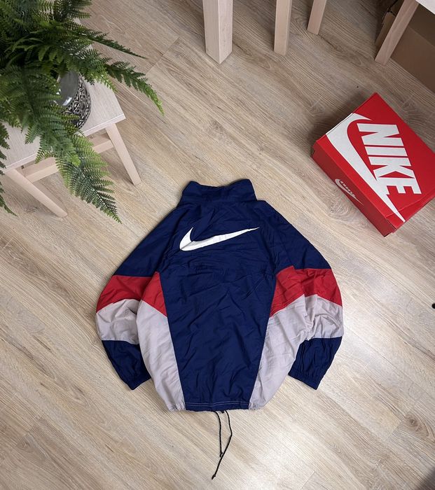 Vintage nike clearance big swoosh jacket