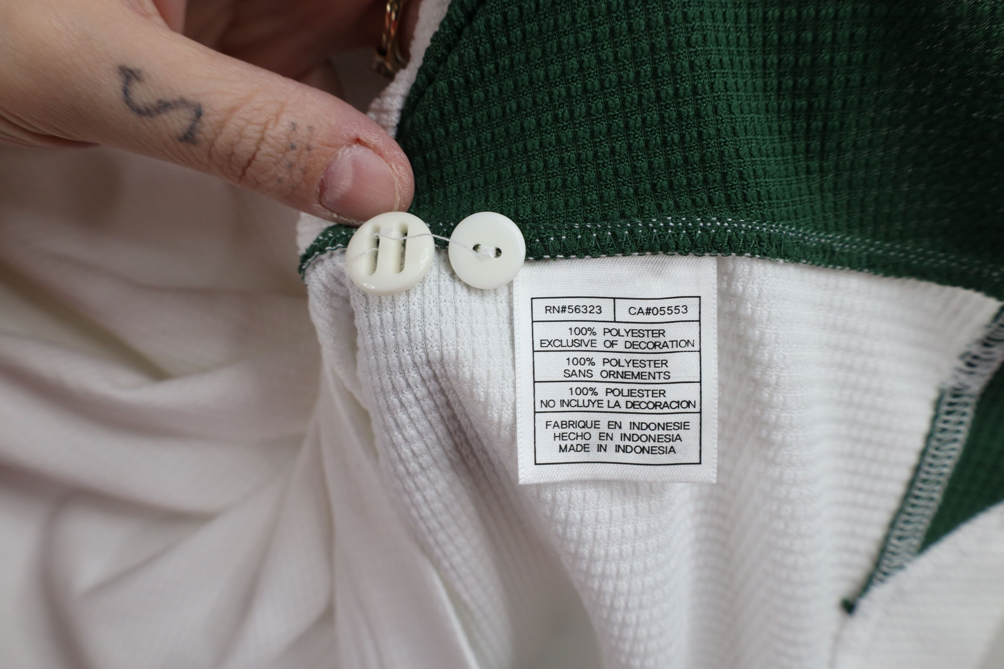 Nike × Vintage Vintage Nike Mini Swoosh University of Miami Hurricanes Polo Size XL / US 12-14 / IT 48-50 - 13 Thumbnail
