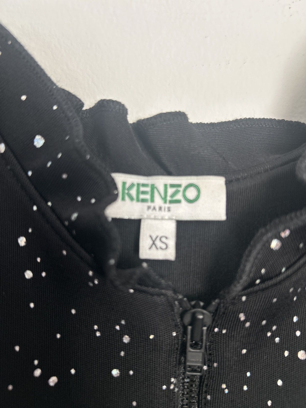 Kenzo Kenzo | Black Body Con Midi Dress | Size X-Small Size XS / US 0-2 / IT 36-38 - 5 Thumbnail