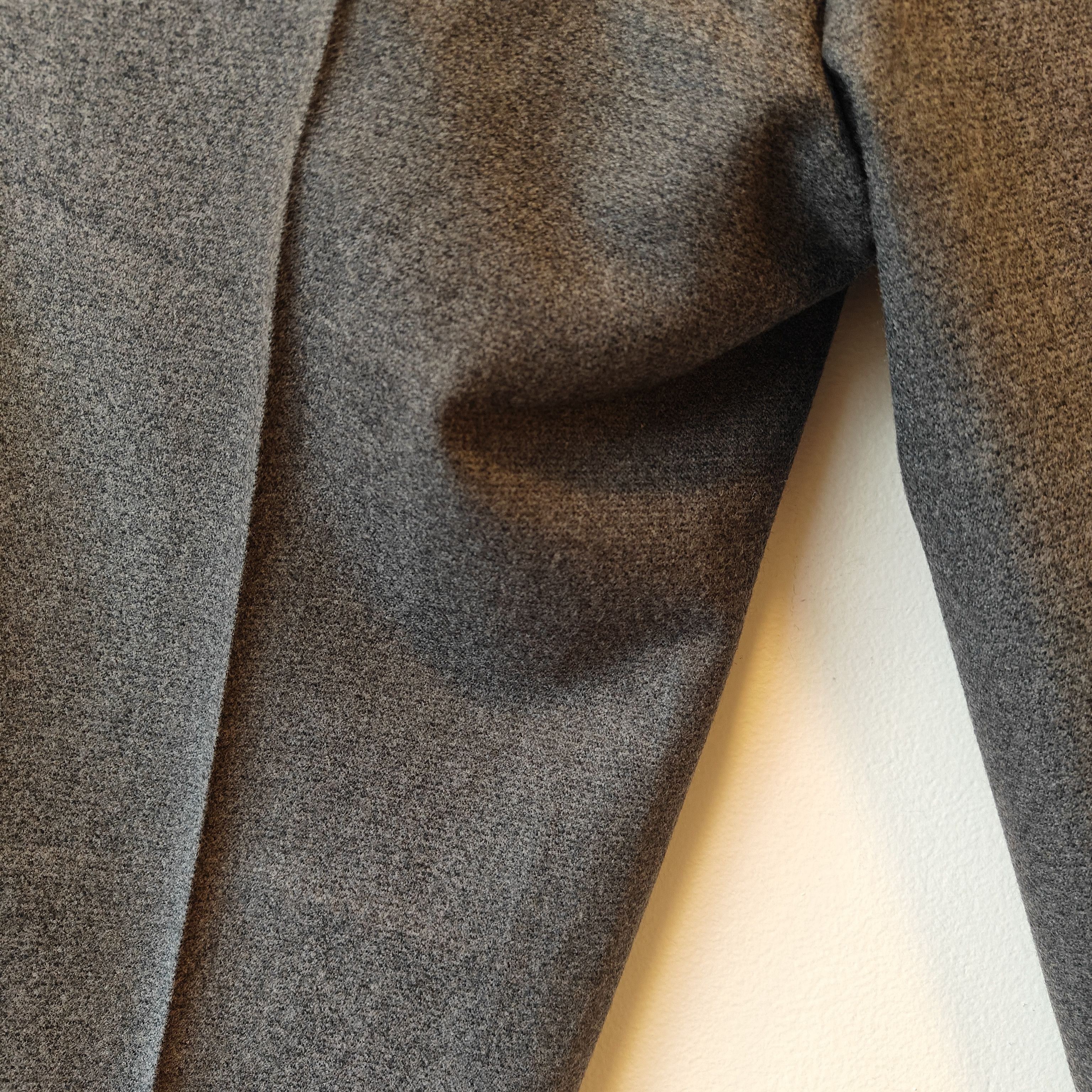 Stoffa Stoffa Dark Wool Pleated Trousers Fits W33 Size US 33 - 11 Thumbnail