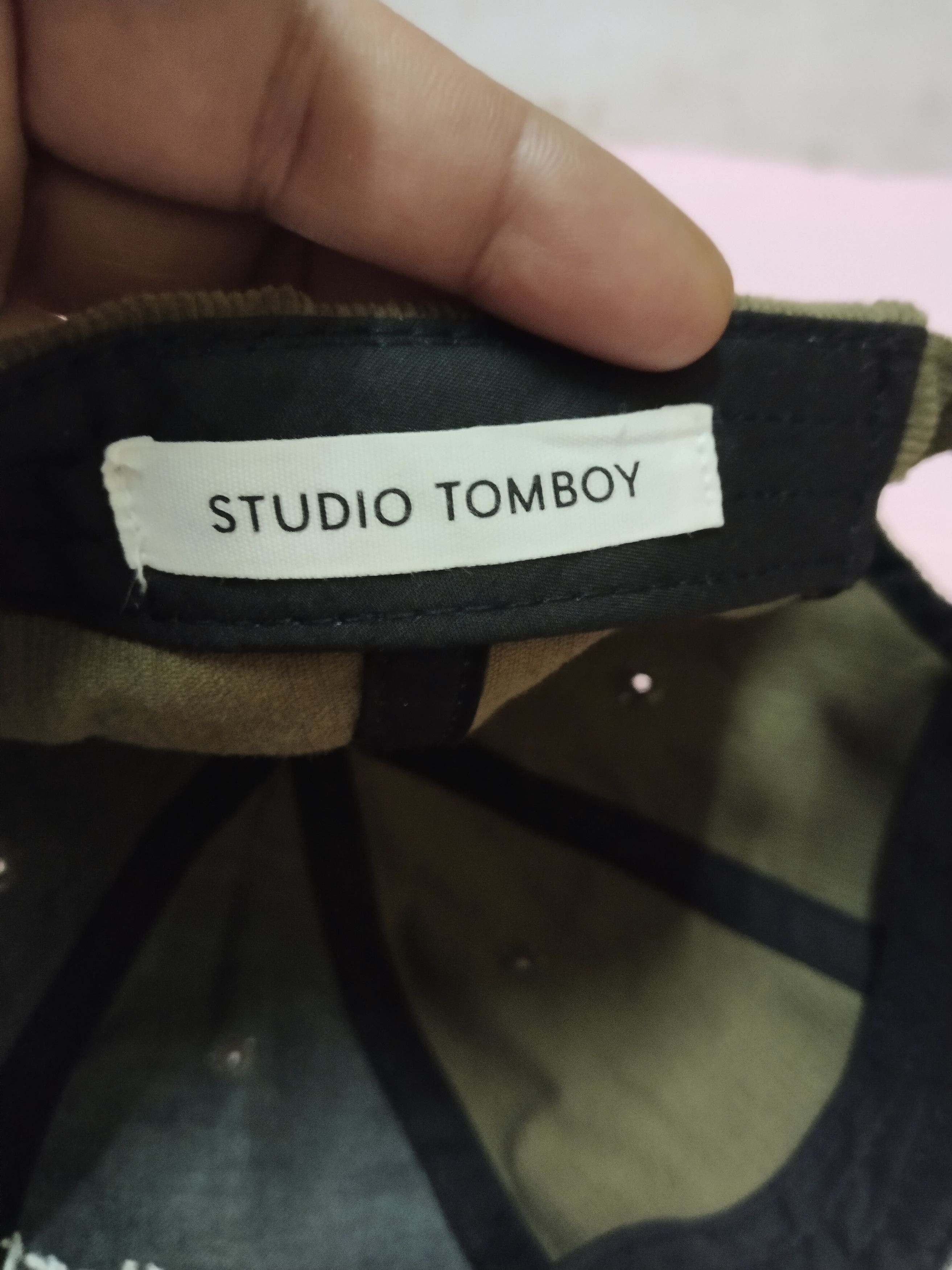 Japanese Brand STUDIO TOMBOY GAGNAM STYLE CUDUROY HAT Size ONE SIZE - 8 Thumbnail