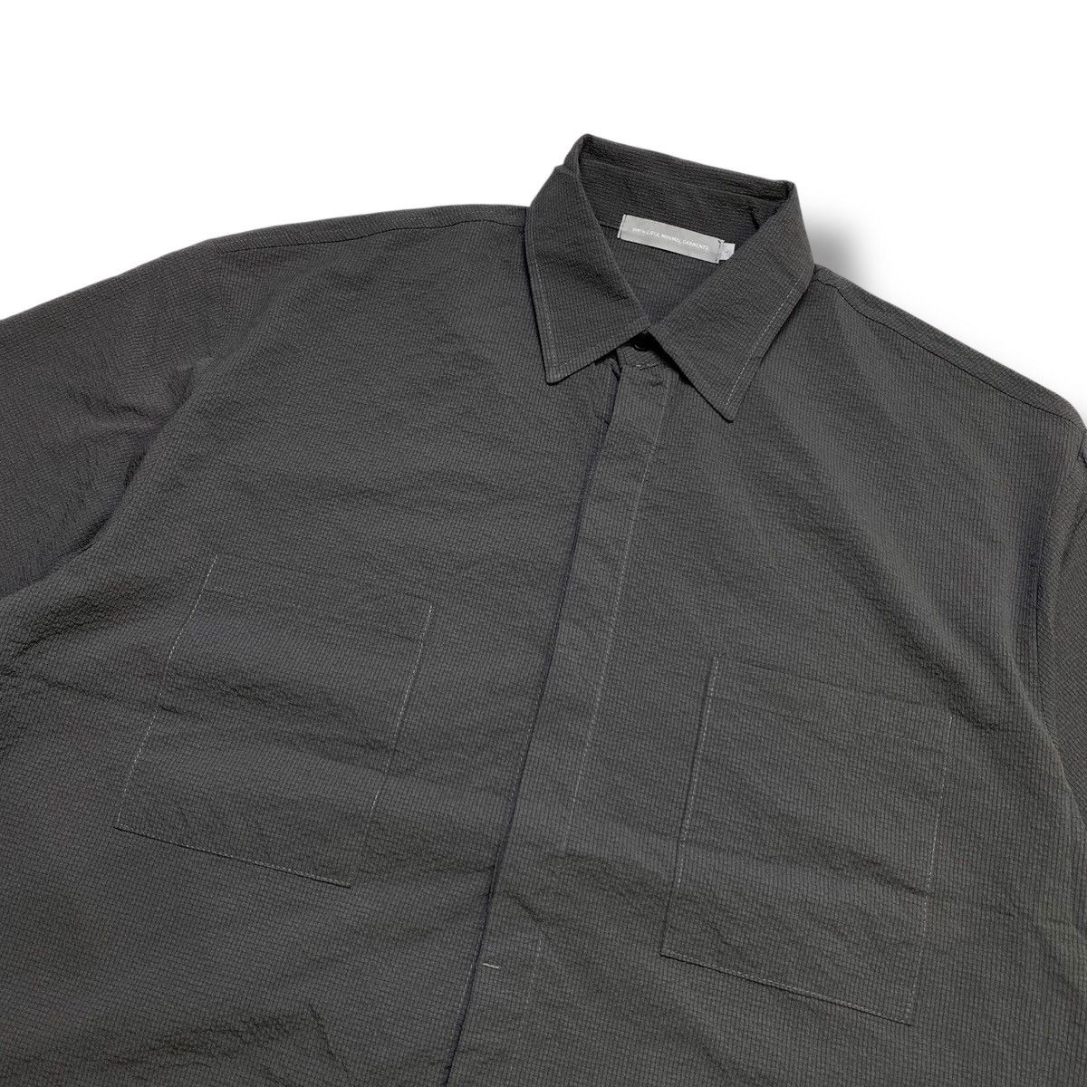 LIFUL MINIMAL GARMENTS Liful Minimal Garments Double Pocket Textured oversize shirt Size US L / EU 52-54 / 3 - 6 Thumbnail
