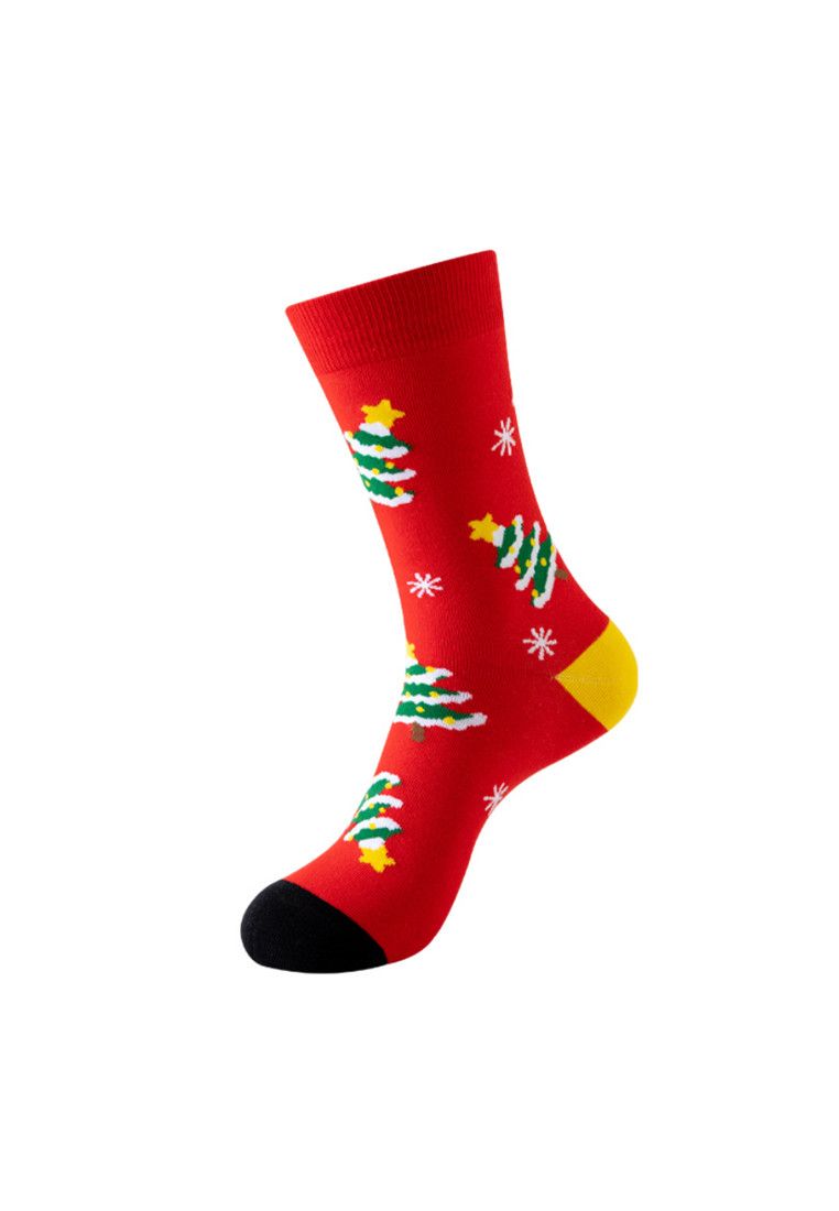 Other Set of 5 Pairs Christmas Theme Pattern Cozy Socks (One Size) Size ONE SIZE - 3 Thumbnail