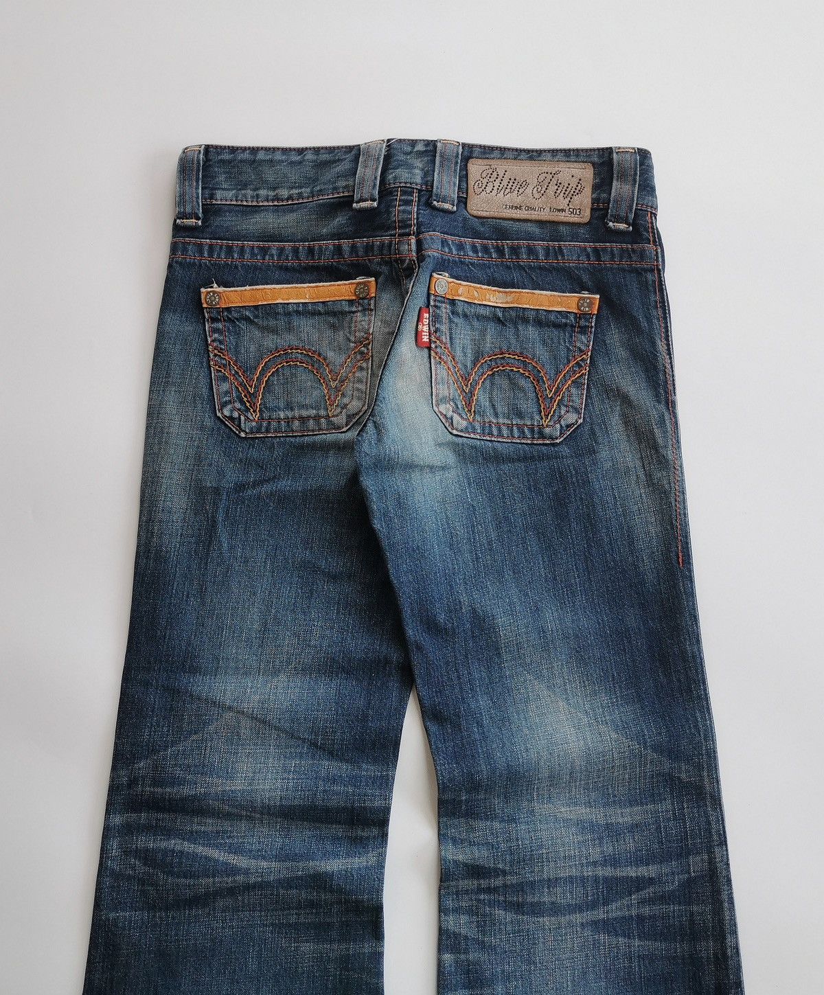 Edwin Edwin Bootcut Bush Denim Jeans Size 28" / US 6 / IT 42 - 6 Thumbnail