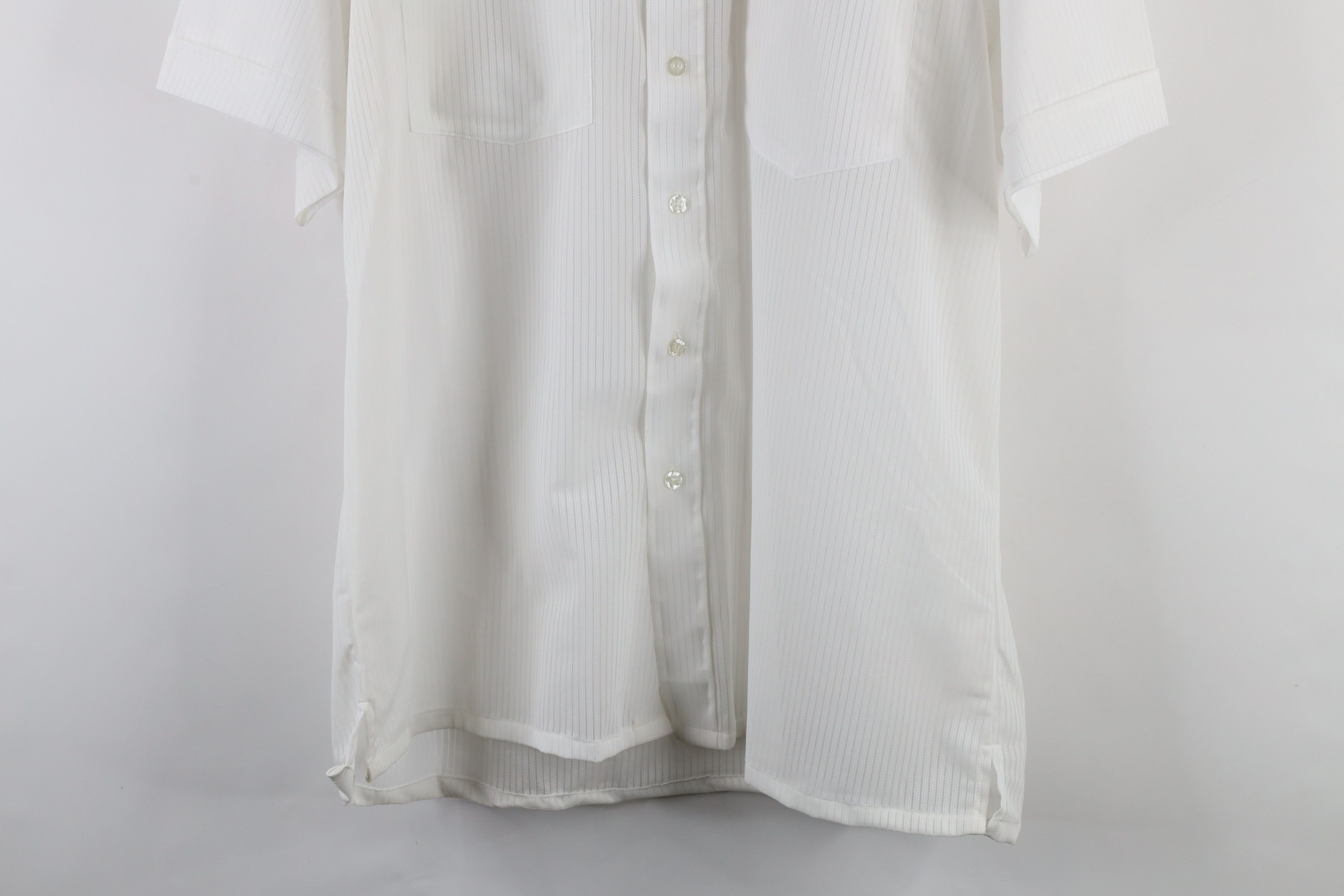 Vintage Deadstock Vintage 90s Streetwear Short Sleeve Button Shirt Size US L / EU 52-54 / 3 - 3 Thumbnail