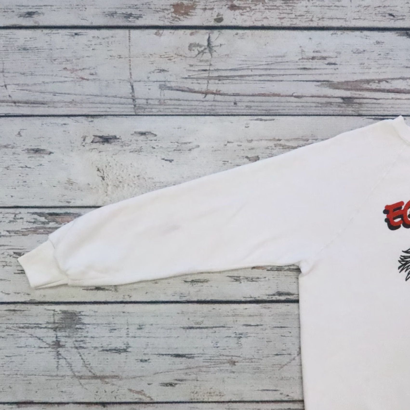 Vintage VINTAGE Albert Einstein Egghead Crewneck Sweatshirt Mens XL White 90s Meant for Men Size XL Pullover Sweatshirt 90s Theme, CATCH + RELEASE Sponsor Size US XL / EU 56 / 4 - 4 Thumbnail