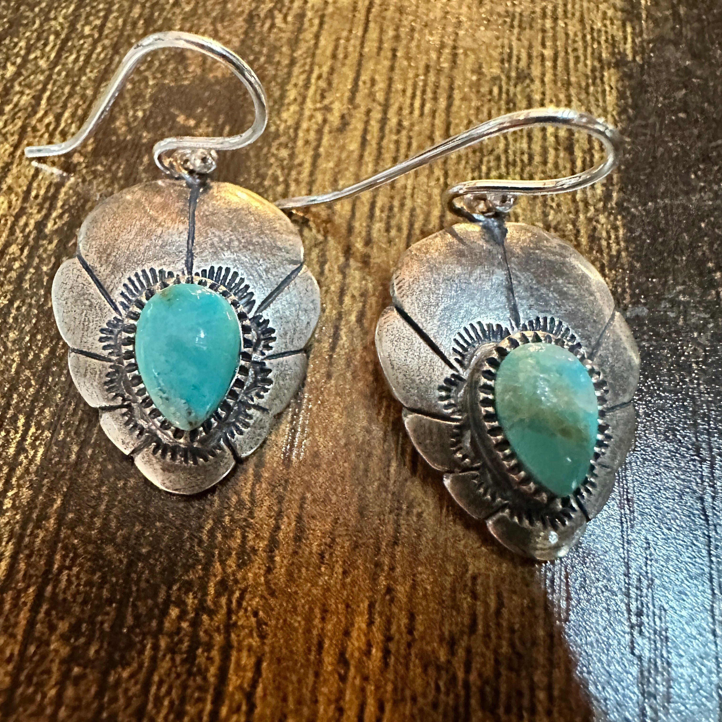 Other Native American Turquoise Dreamcatcher Wire Drop Earrings in Size ONE SIZE - 3 Thumbnail