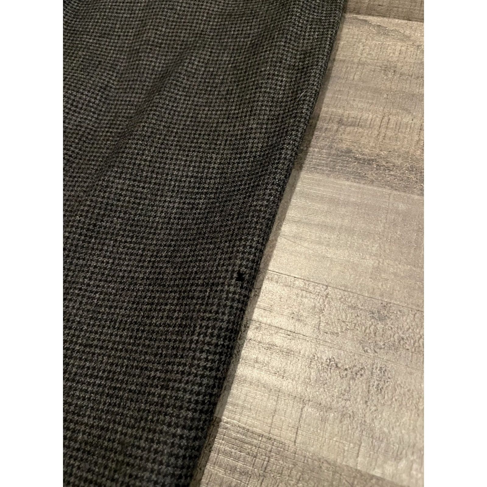 Brooks Brothers VINTAGE Brooks Brothers Pants Mens 36 Gray Wool Houndstooth Plaid Cuffed Dress Pants Regular Mens Size US 36 / EU 52 - 6 Thumbnail
