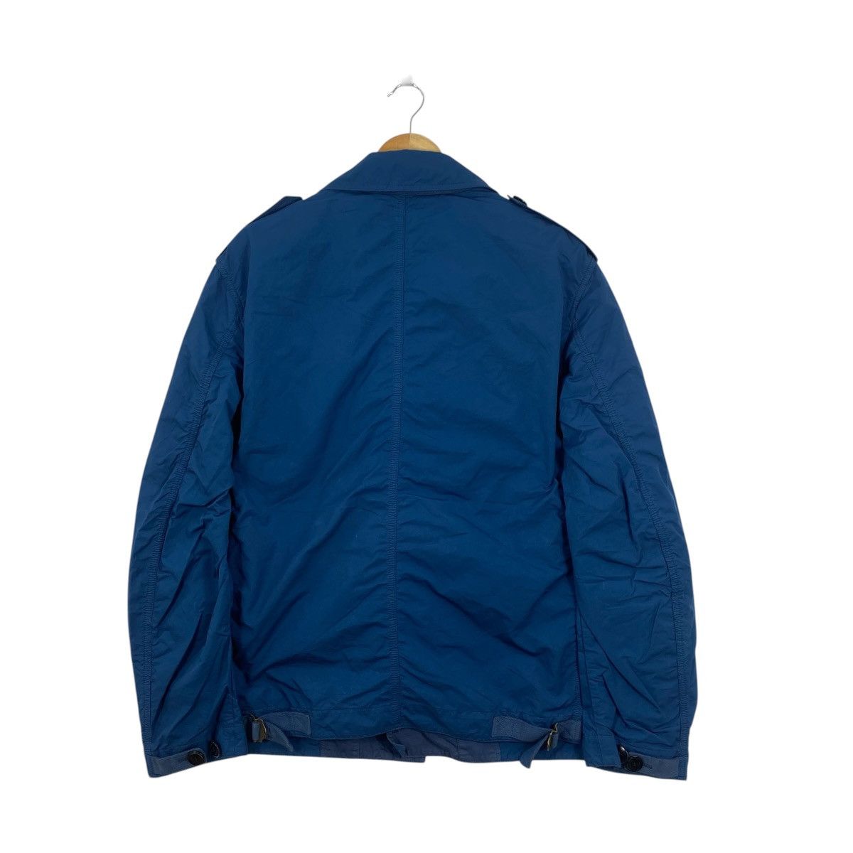 Burberry Burberry Brit Navy Field Jacket Nova Check Lining Size L Size US L / EU 52-54 / 3 - 2 Thumbnail