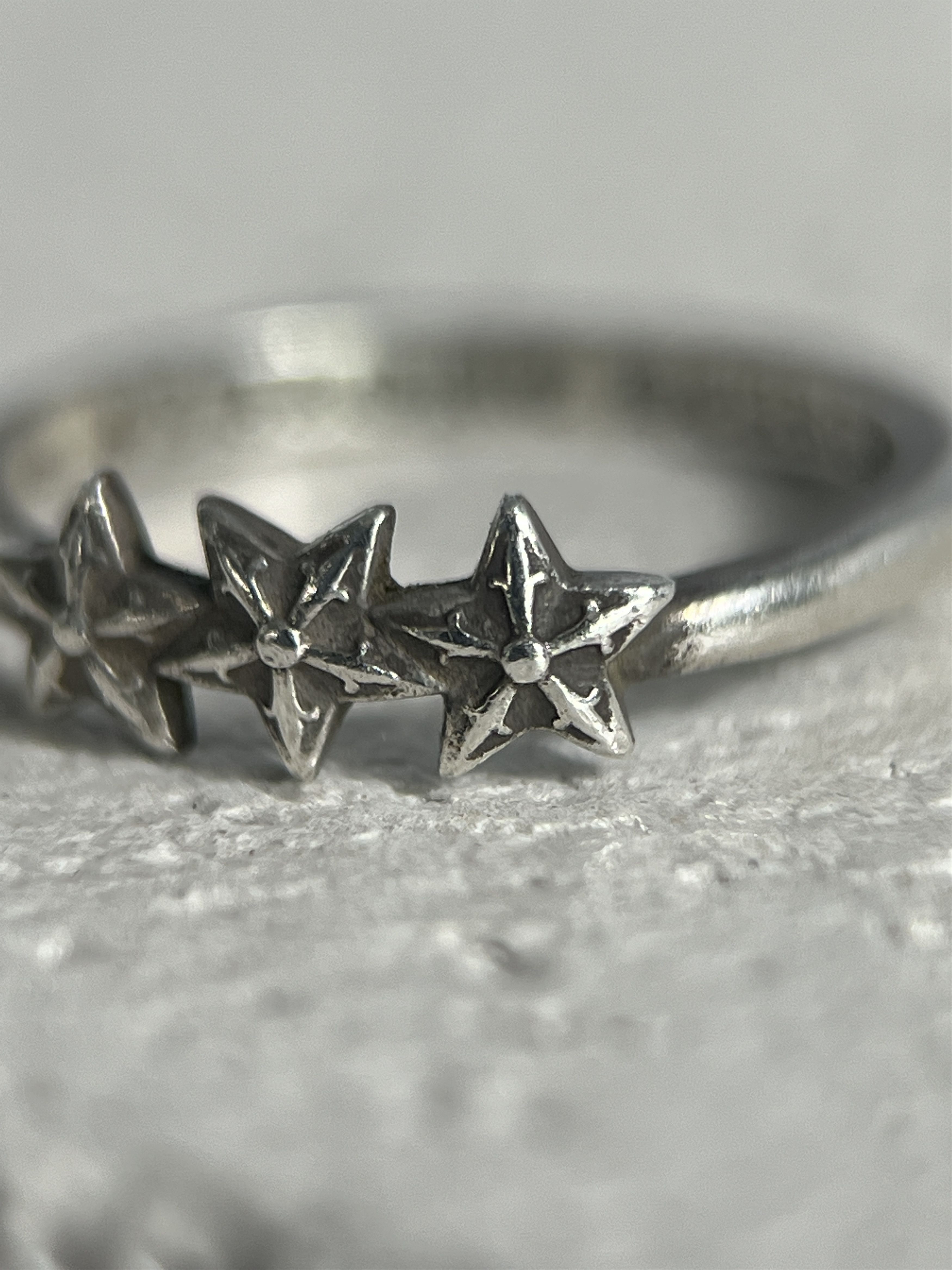 Chrome Hearts Chrome Hearts Triple Star Ring .925 Silver Size US4 / MM 47 Size ONE SIZE - 6 Thumbnail