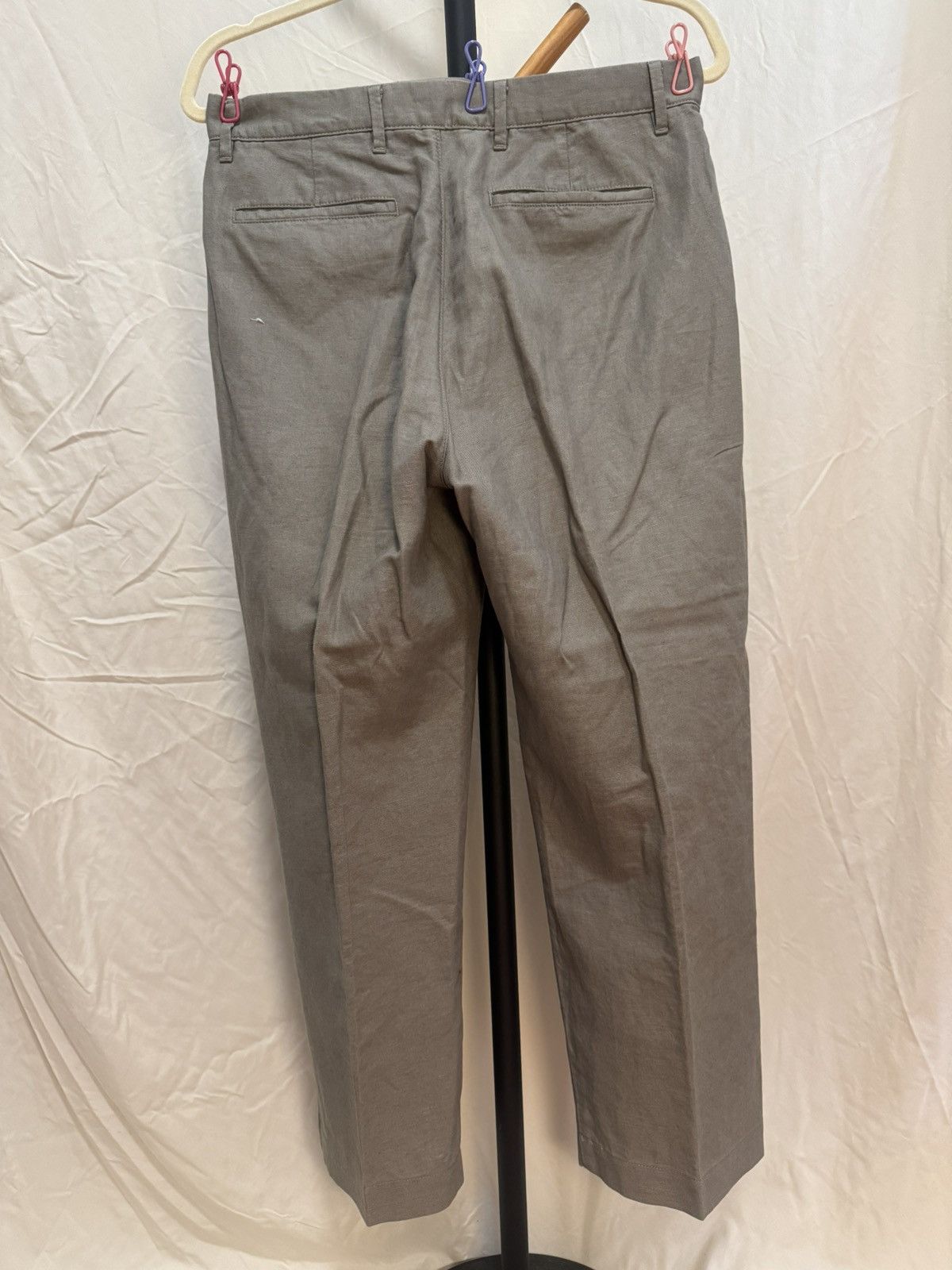 Gap Gap Linen-Cotton Pleated Trousers Size US 30 / EU 46 - 2 Thumbnail