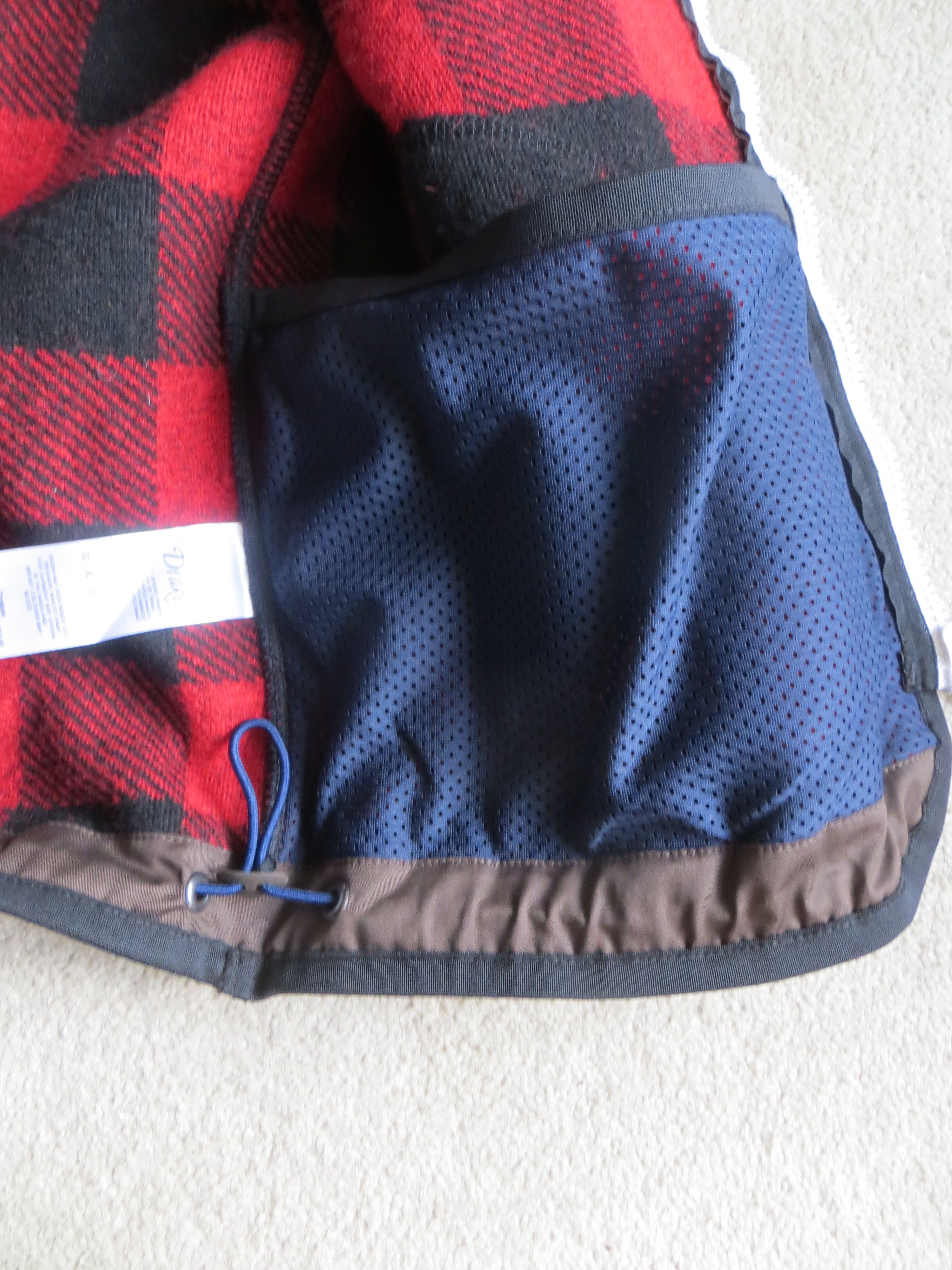 Drake's RED BUFFALO CHECK FLEECE JACKET Size US M / EU 48-50 / 2 - 8 Thumbnail
