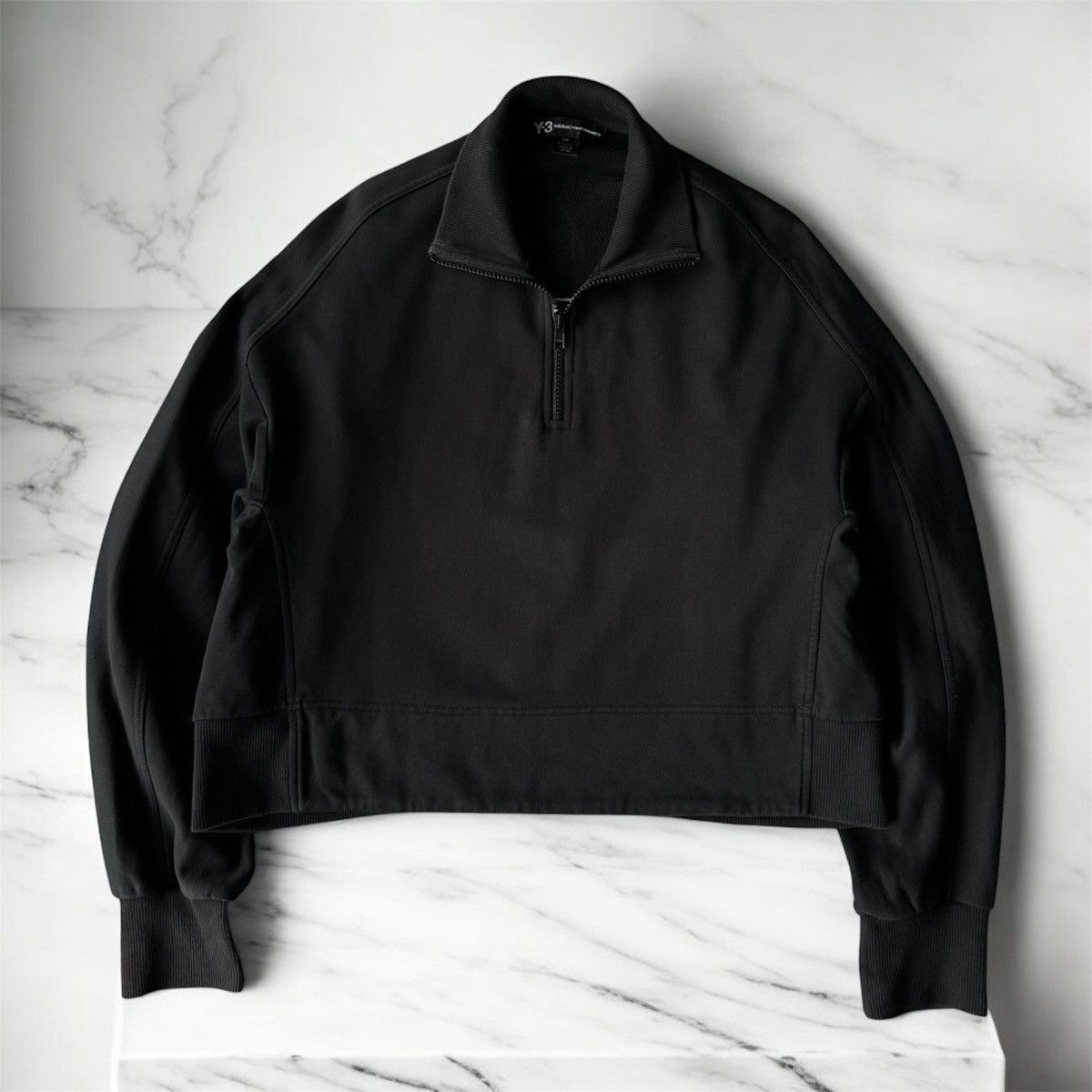 Yohji Yamamoto Y-3 Yohji Yamamoto x Adidas Half Zipper Crewneck Size US S / EU 44-46 / 1 - 2 Thumbnail
