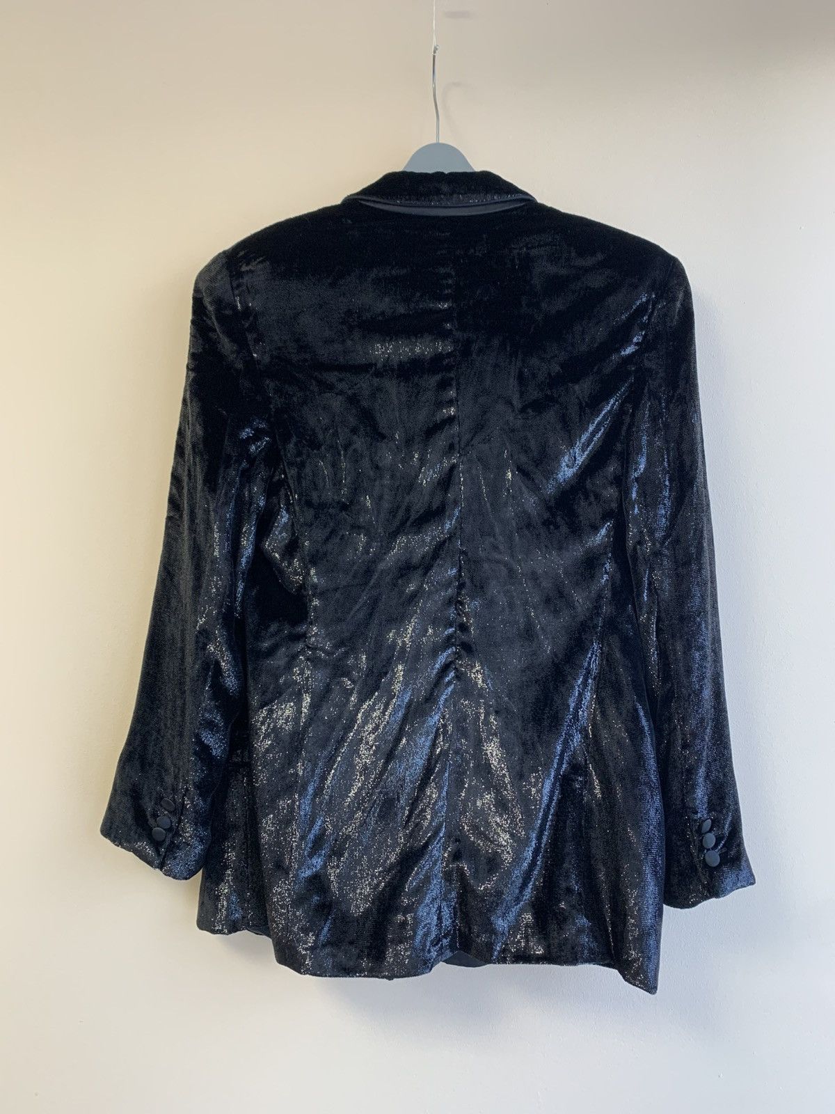Giorgio Armani Giorgio Armani Vintage Velvet Jacket Women Black , size 48 Size XL / US 12-14 / IT 48-50 - 6 Thumbnail