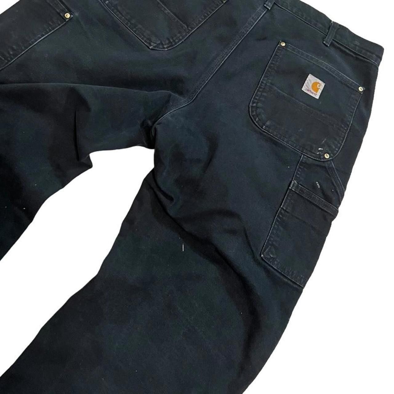 Carhartt Carhartt Double Knee Black Lightly Size US 36 / EU 52 - 4 Thumbnail