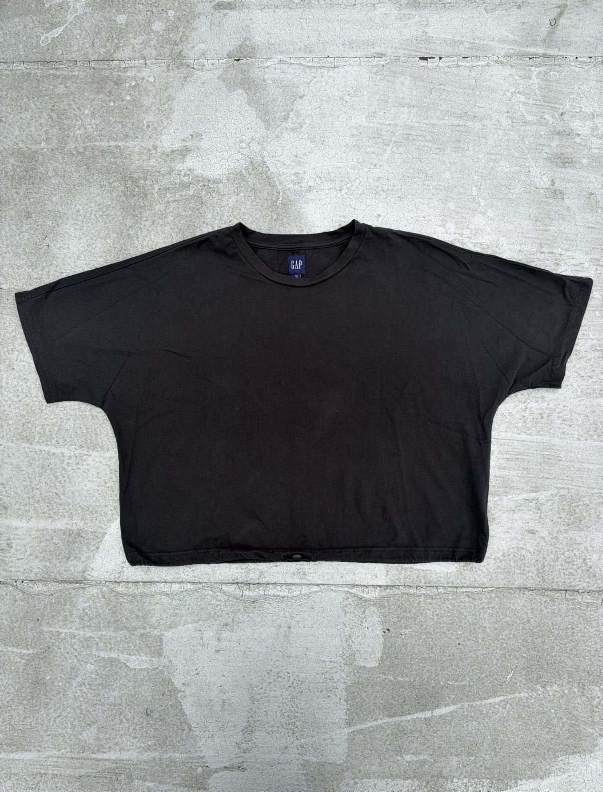 Gap Gap cropped cinch seamless T shirt black XL Size US XL / EU 56 / 4 - 1 Thumbnail