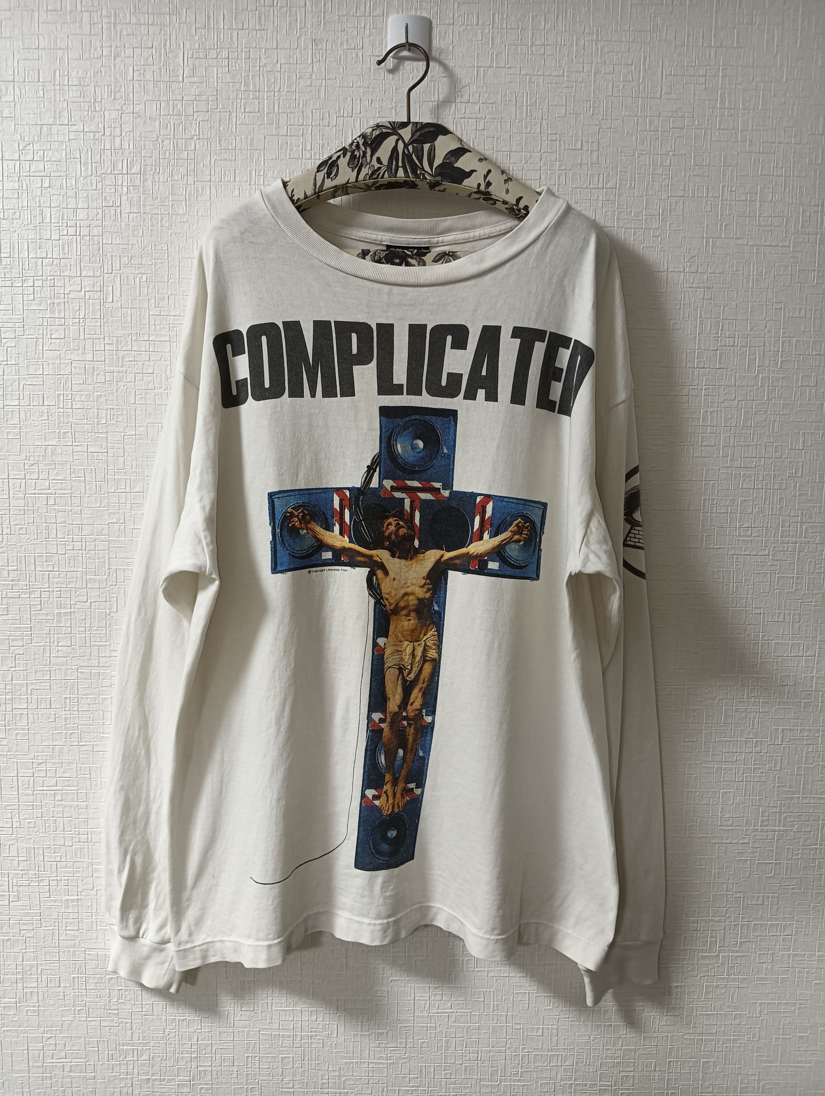 Saint Michael Kosuke Kawamura 'Complicated' Jesus L/S Tee Size US L / EU 52-54 / 3 - 1 Thumbnail