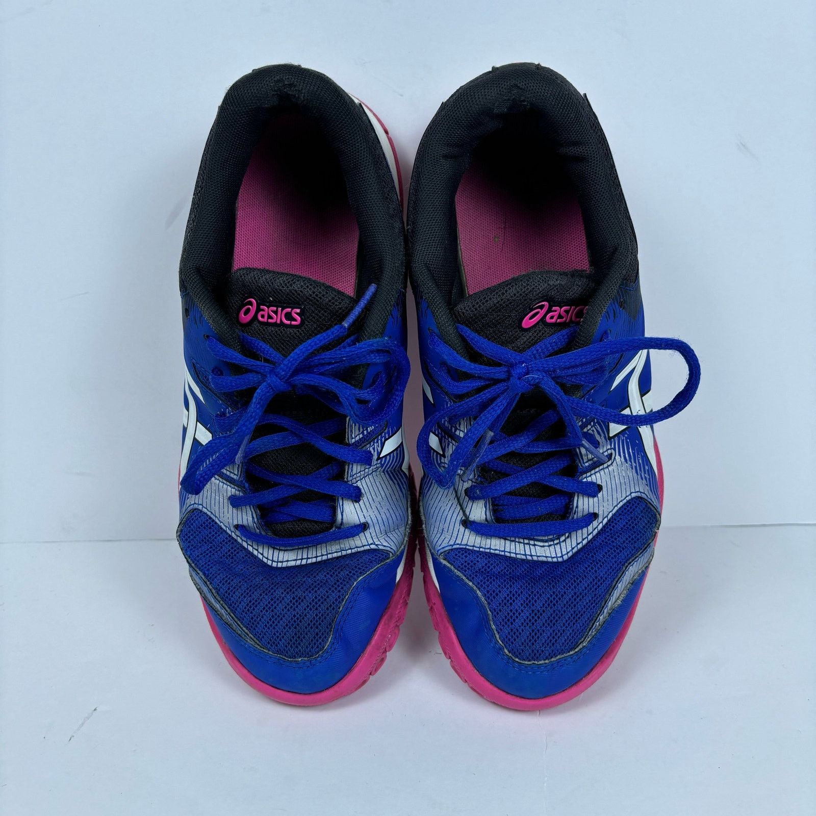 Asics Asics Gel-Rocket blue/pink athletic trainers womens size 6 Size US 6 / IT 36 - 4 Thumbnail
