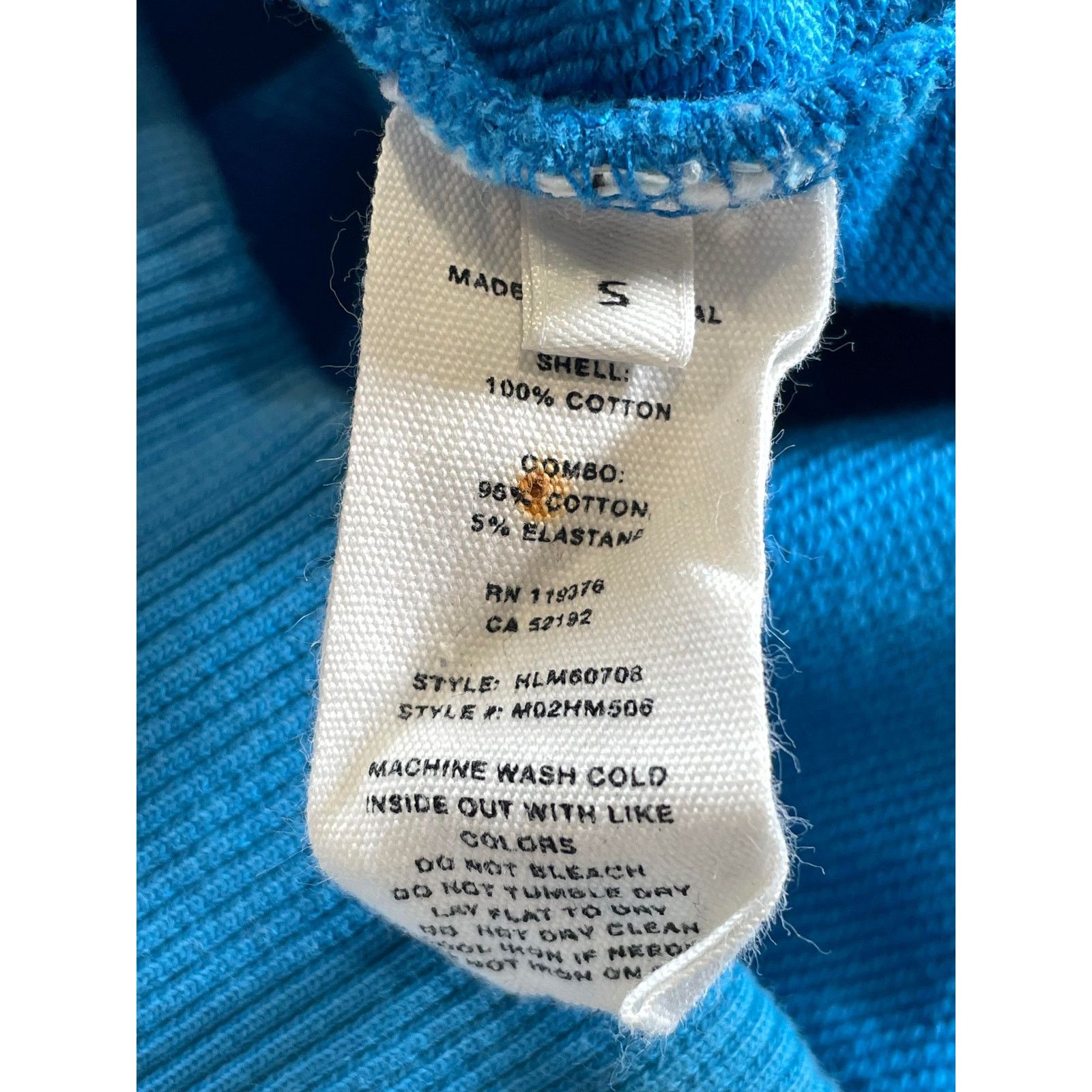 Helmut Lang Helmut Lang Lifeguard Blue Hoodie Size US S / EU 44-46 / 1 - 5 Thumbnail