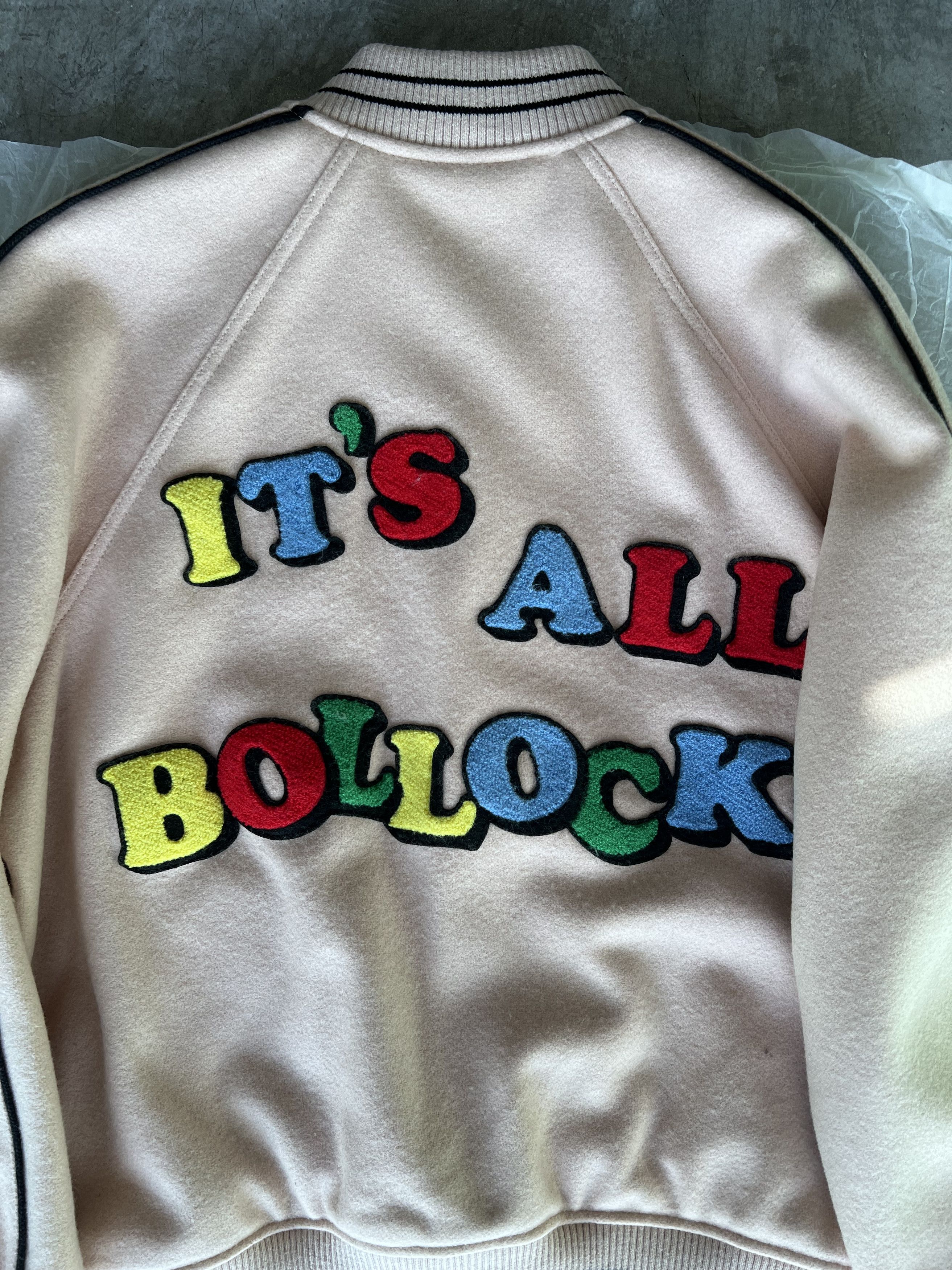 Supreme Jamie Reid/Supreme It's All Bollocks Varsity Jacket Size US L / EU 52-54 / 3 - 3 Thumbnail