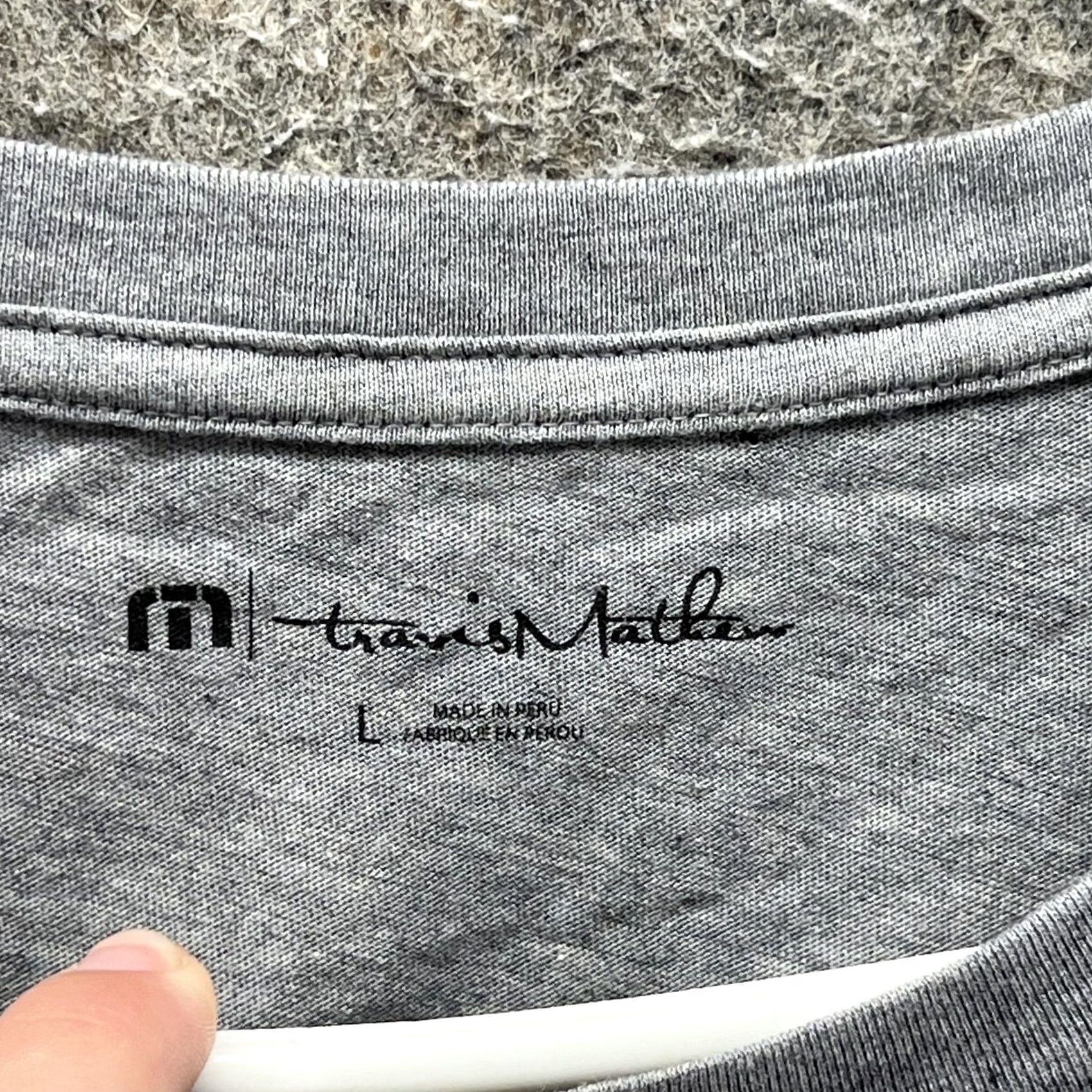 TravisMathew Travis Mathew Shirt Mens L Gray Striped Lightweight Crewneck Tee Casual Size US L / EU 52-54 / 3 - 3 Thumbnail