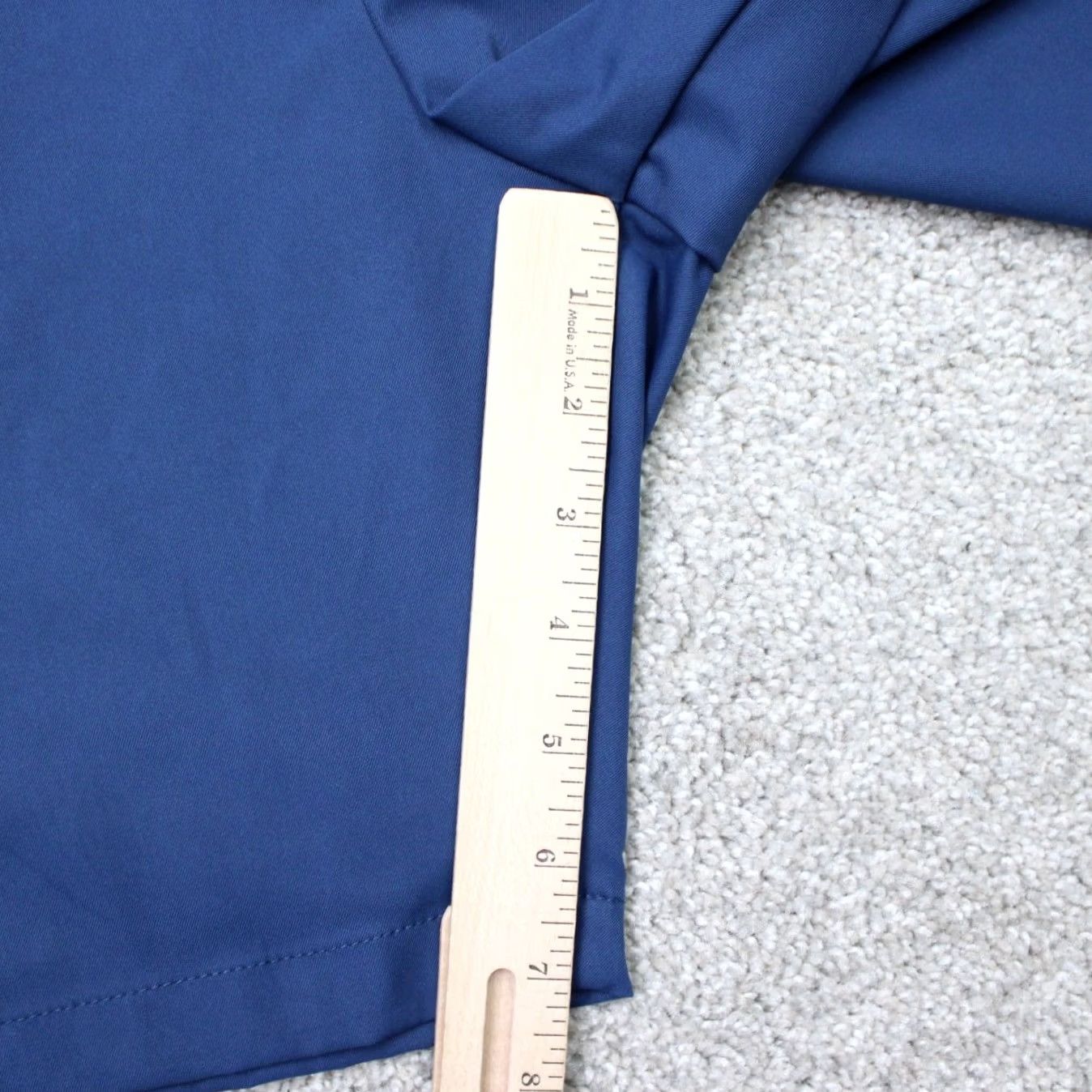 Vintage Maelreg Shorts Mens 40 Blue ProFlex 7" Golf Performance Polyester Casual Chino Moisture Wicking Pockets Slim/Regular Front Flat Front Sport 2000s Mens Size US 40 / EU 56 - 3 Thumbnail