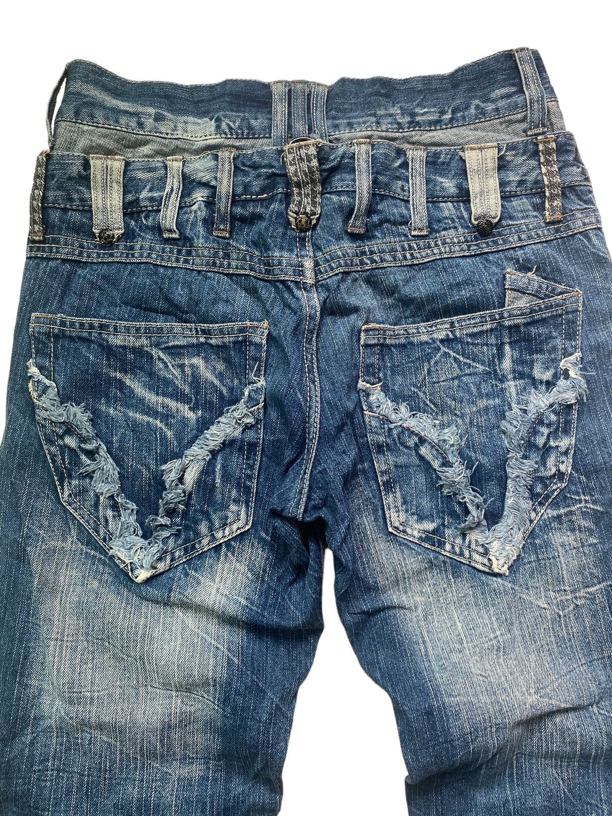 Hysteric Glamour × If Six Was Nine × Le Grande Bleu (L.G.B.) Japanese Brand Blow By Blue Double Waist Jean Size US 28 / EU 44 - 5 Thumbnail