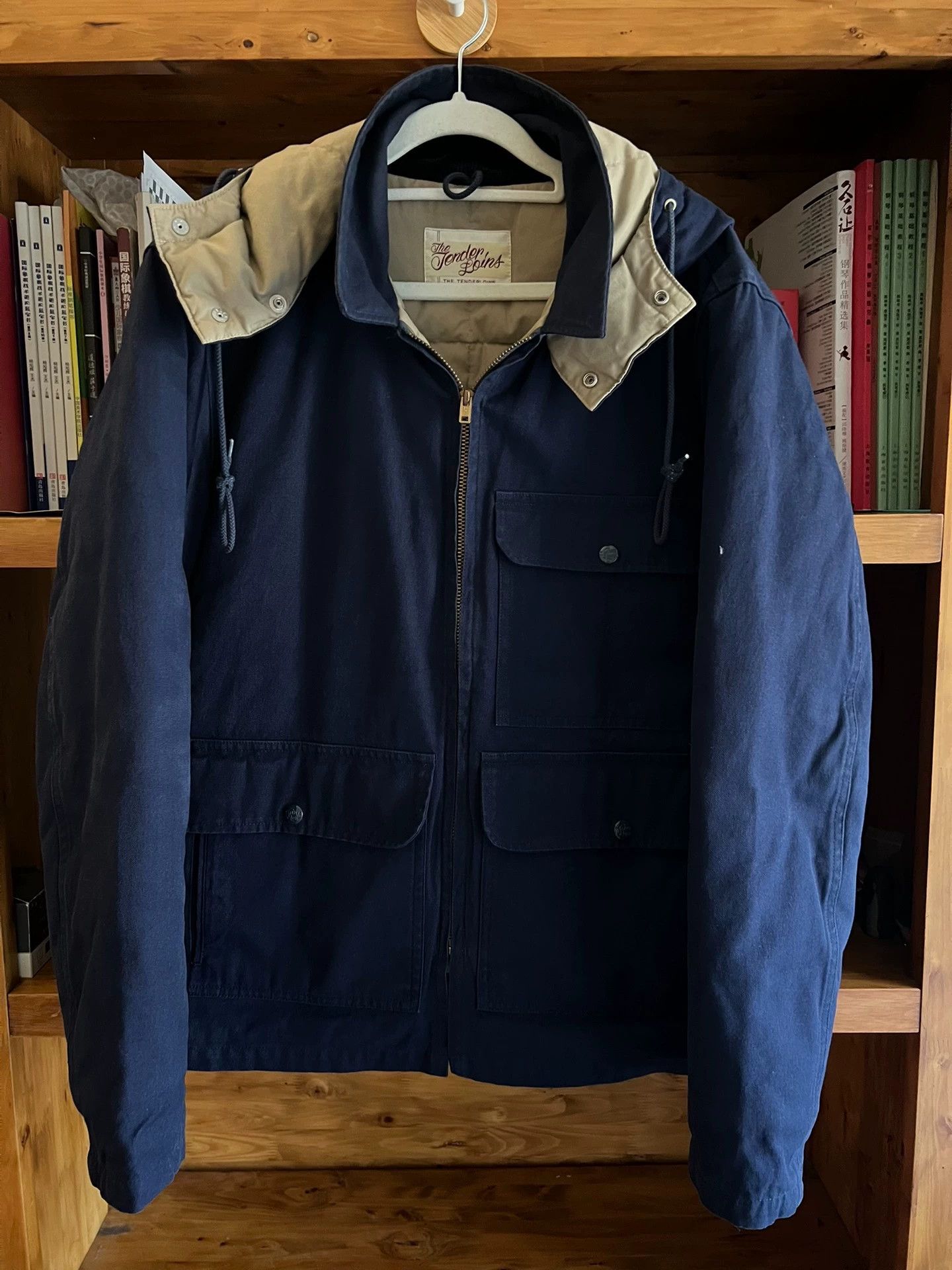 Other Tenderloin T-DOWN JKT Japanese indigo dyed down jacket Size US S / EU 44-46 / 1 - 1 Thumbnail