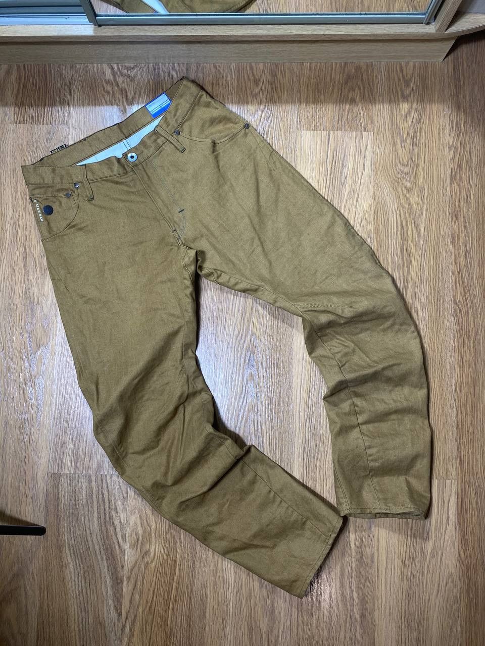 G-Star G Star Raw 90's Vintage Double Knee Faded Jeans Y2K Hype Size US 32 / EU 48 - 14 Thumbnail