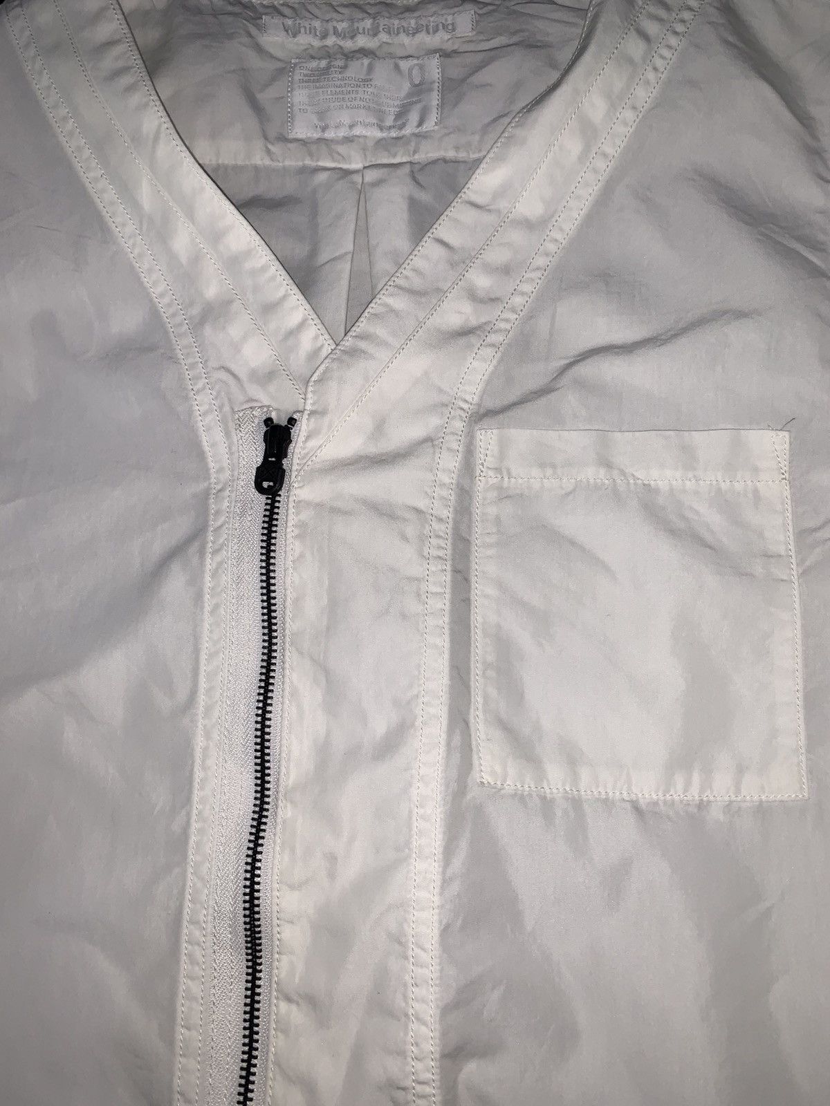 White Mountaineering White Mountaineering Zip Up Shirt Size US XS / EU 42 / 0 - 6 Thumbnail