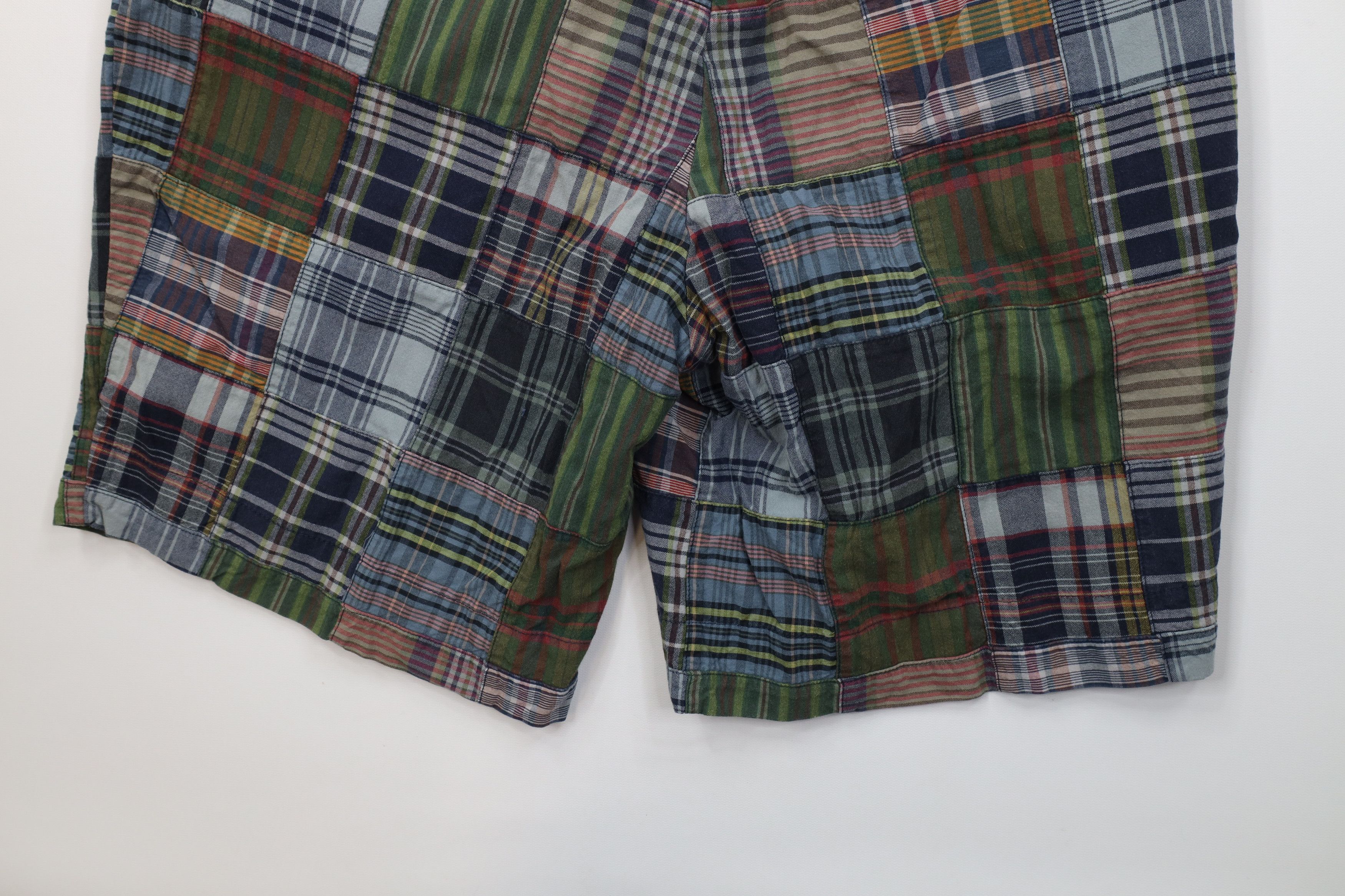 Ralph Lauren Vintage 90s Ralph Lauren Plaid Patchwork Button Fly Shorts Size US 36 / EU 52 - 11 Thumbnail