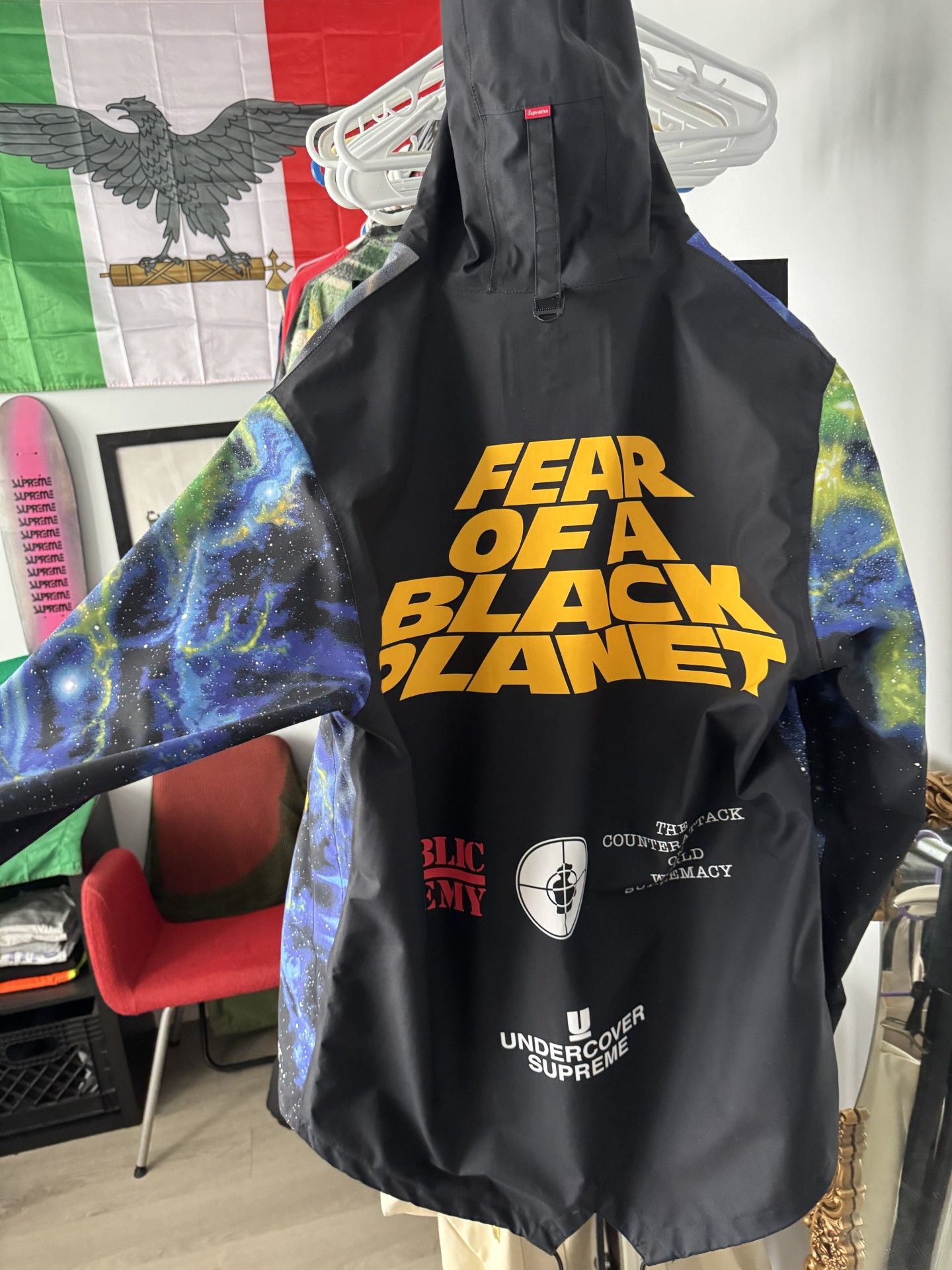 Public Enemy × Supreme × Undercover Supreme UNDERCOVER/Public Enemy Taped Seam Parka Size US L / EU 52-54 / 3 - 4 Thumbnail