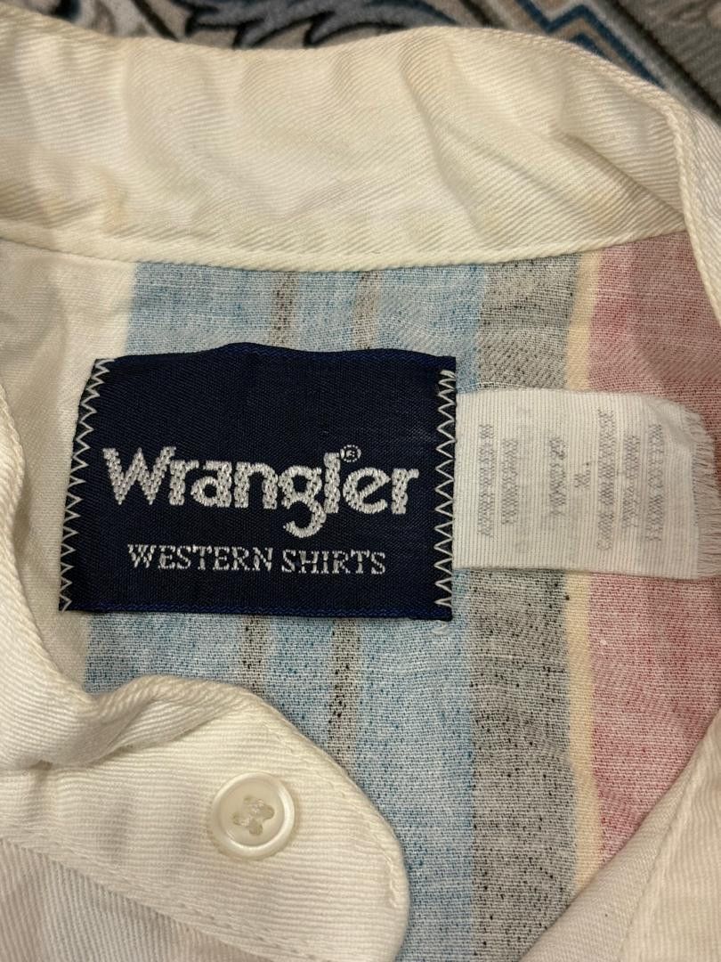 Wrangler Vintage Wrangler Western Shirt Stripe Size US XL / EU 56 / 4 - 4 Thumbnail