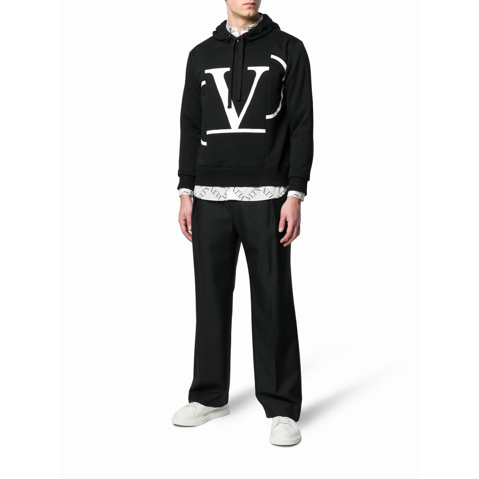 Valentino Valentino Garavani Print Hoodie Hooded Cotton L Large Size US L / EU 52-54 / 3 - 3 Thumbnail
