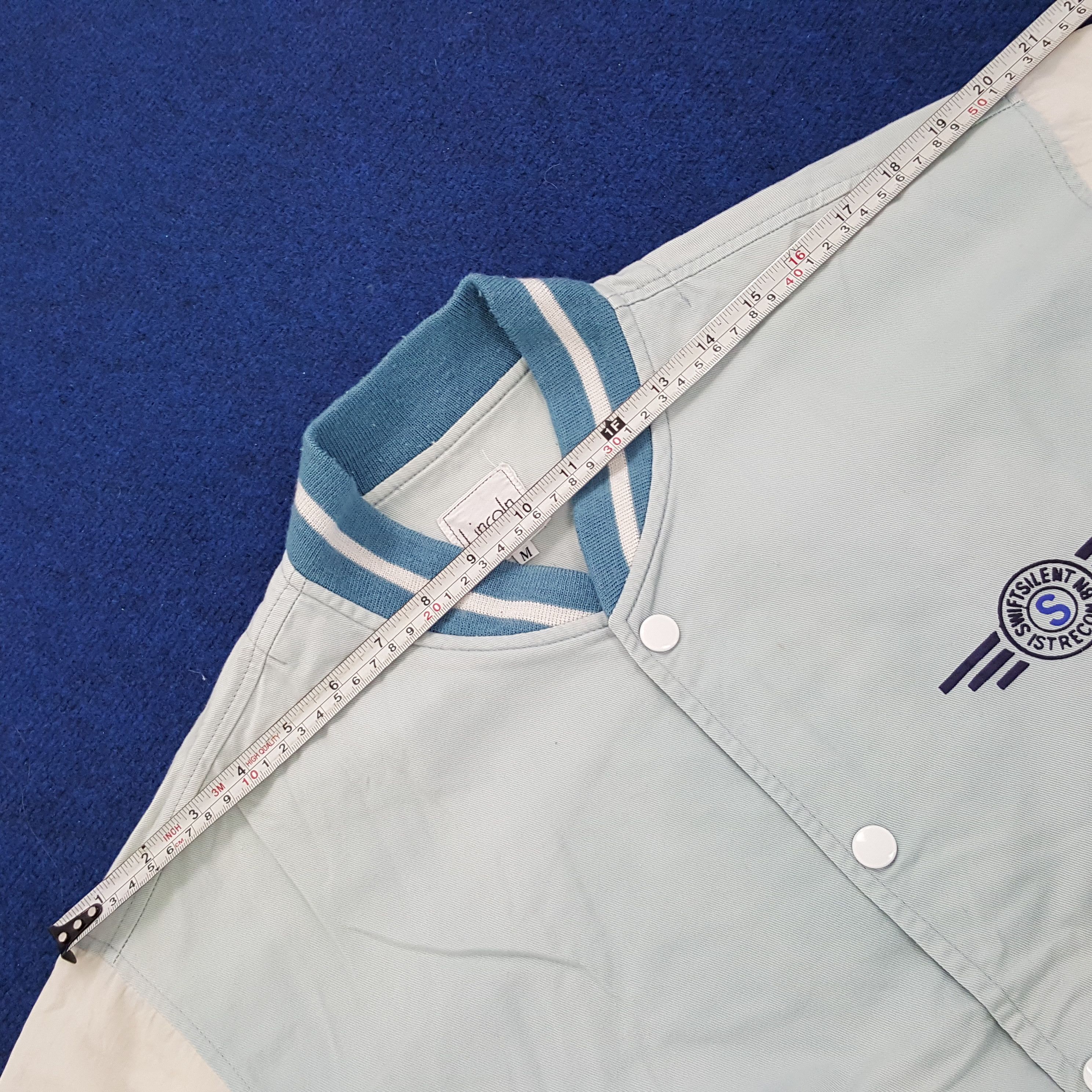 Vintage Vintage Lincoln Swift Silent Deadly Varsity Jacket Size US L / EU 52-54 / 3 - 11 Thumbnail