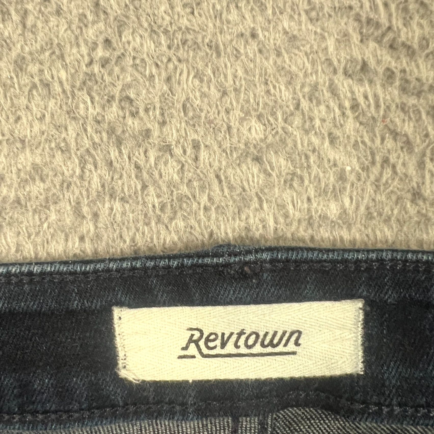 Vintage Revtown Jeans Women's 33 Regular High Rise Skinny Blue Stretch Denim Size 24" / US 00 / IT 34 - 6 Thumbnail
